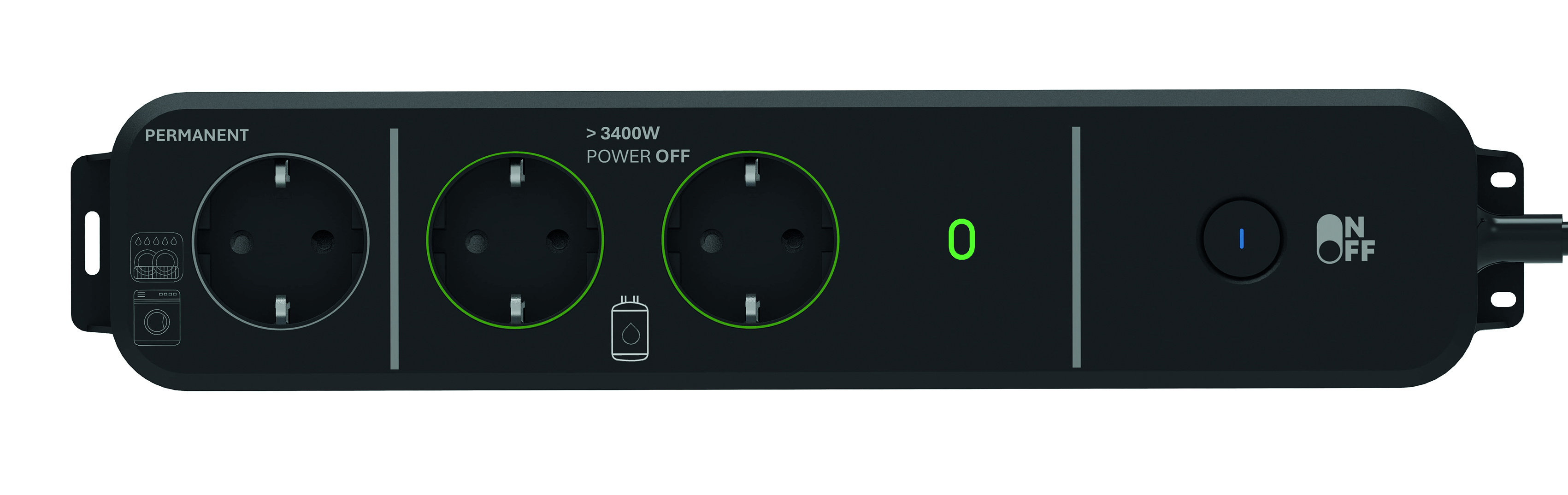 PowerManager Überlast-Schutz Steckdosenleiste, 3 SteckdosenÜberlastschutz PowerManager Überlast-Schutz Steckdosenleiste, 3 SteckdosenÜberlastschutz