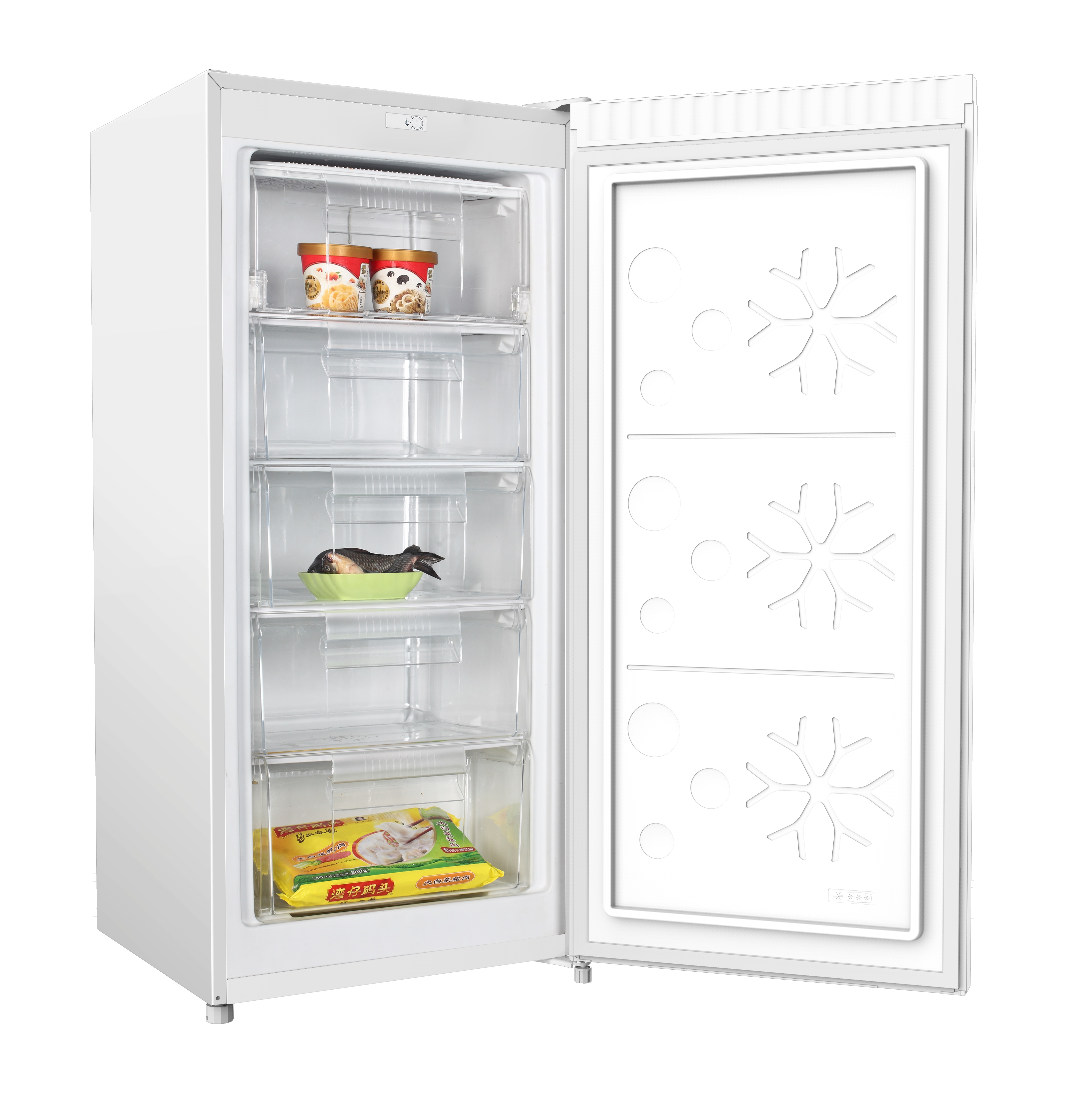 Stand-Gefrierschrank GS 321 130 W, weiß, 125 cm