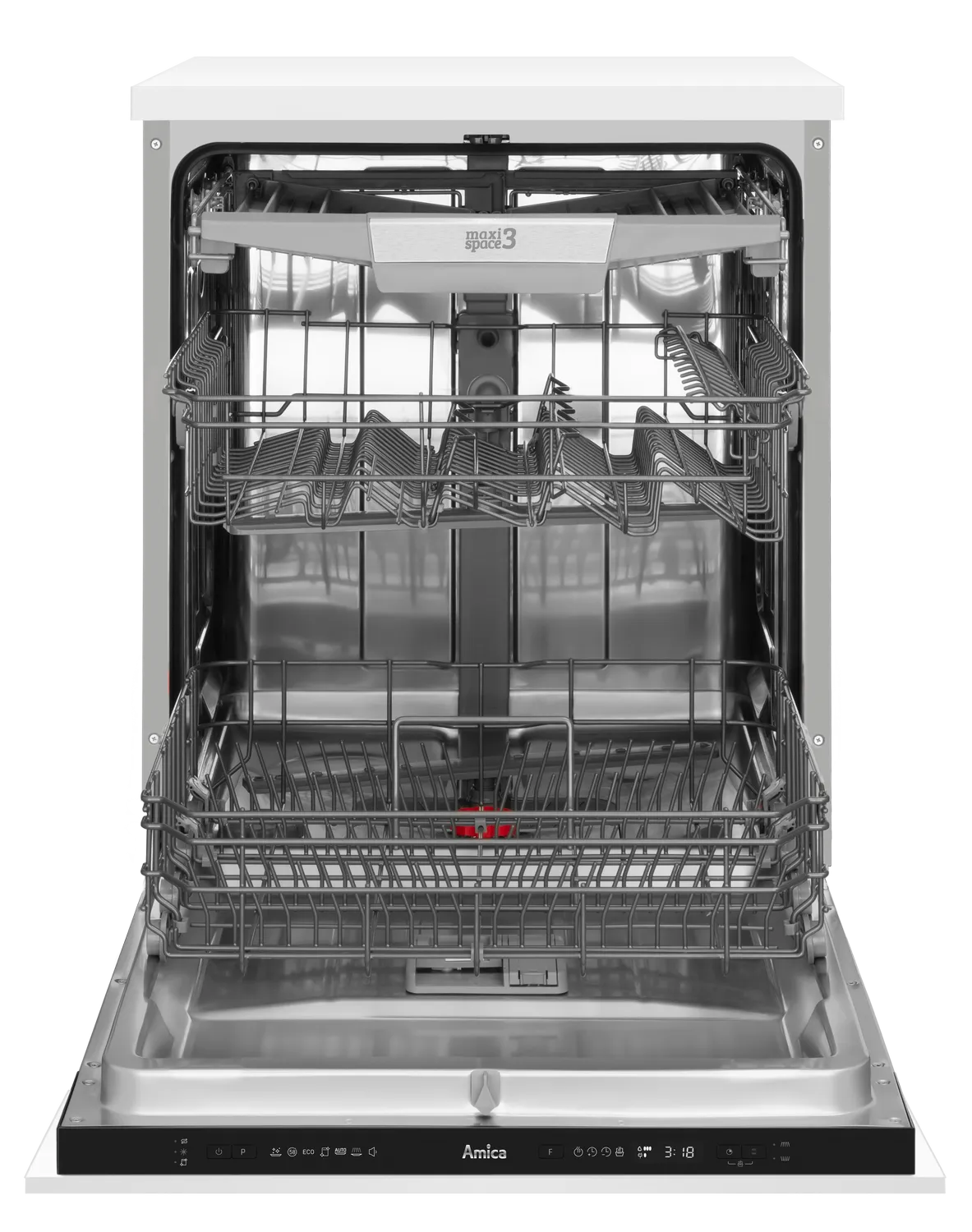 Einbau-Geschirrspüler, vollintegriert, 60 cm, schwarz