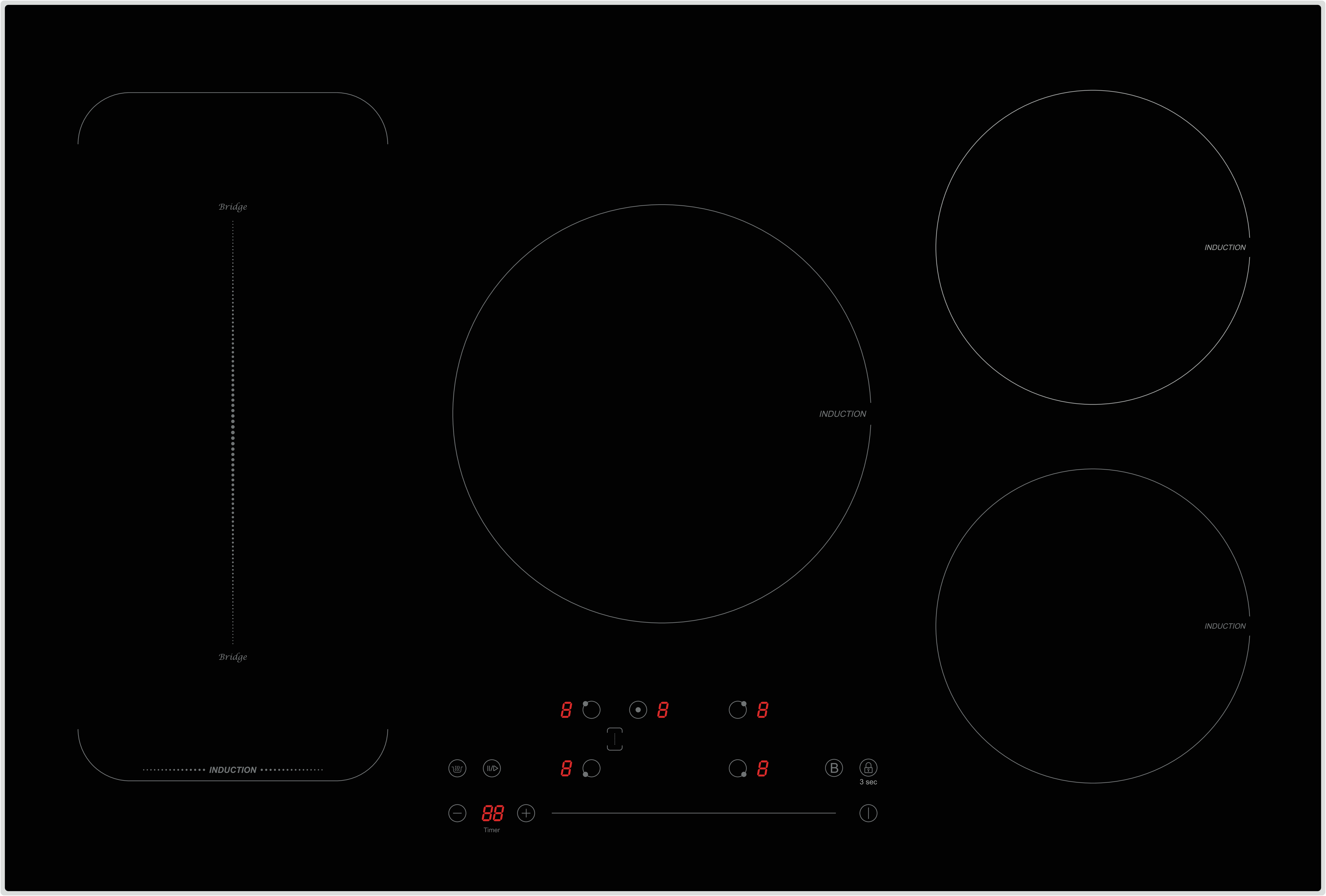 PKM Induktions-Kochfeld IN5-FZF