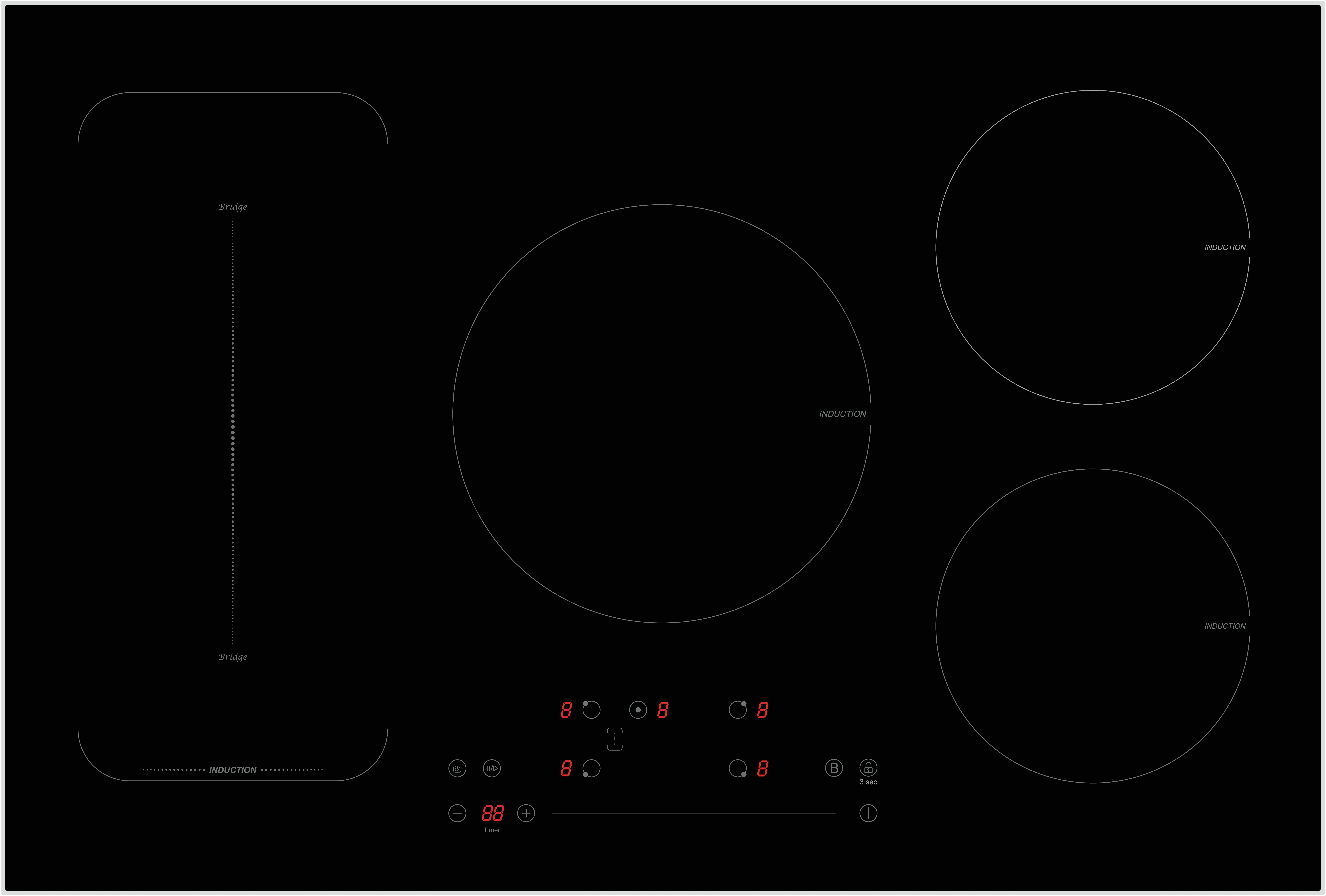 PKM Induktions-Kochfeld IN5-FZF