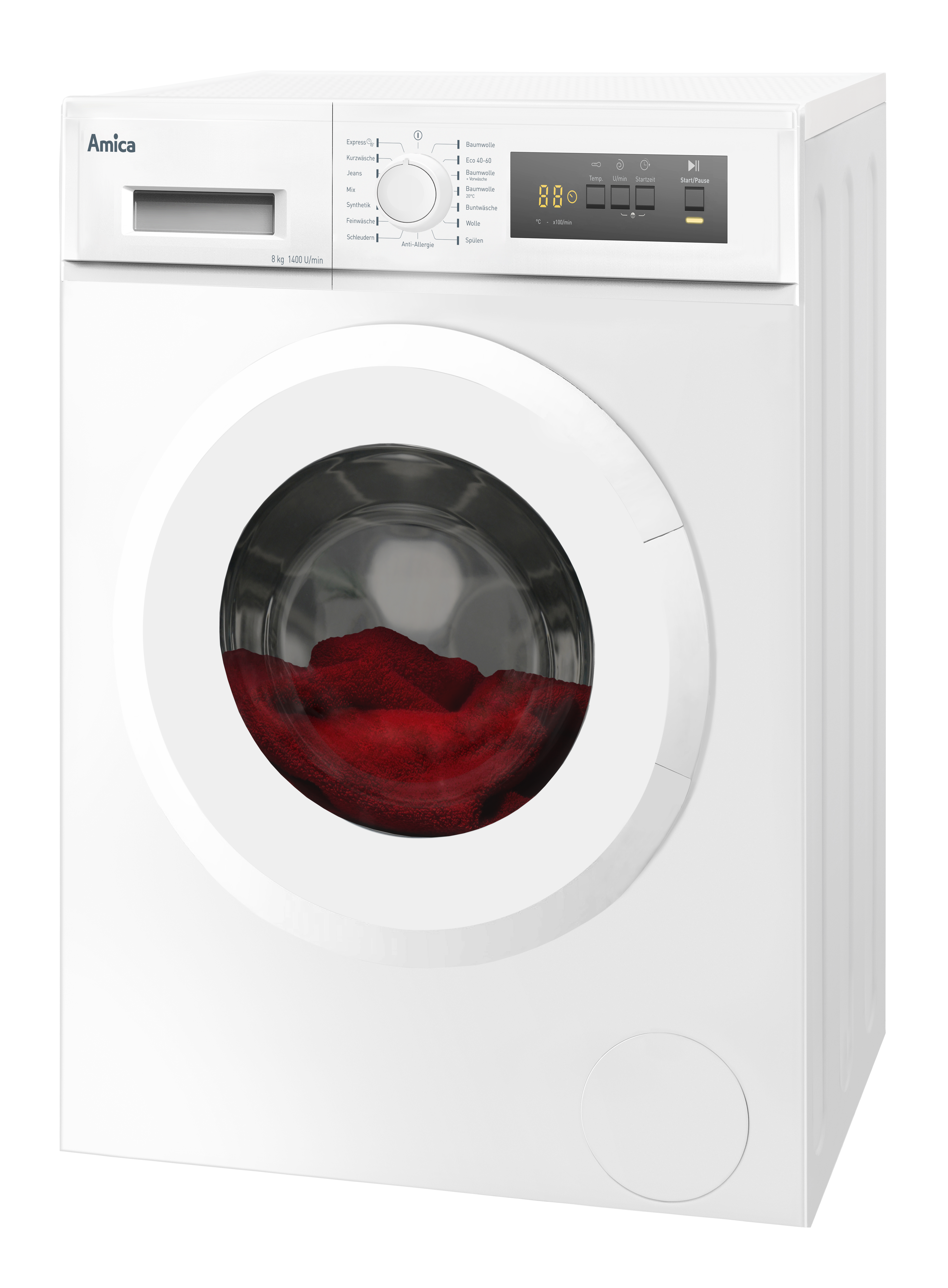 Waschmaschine WA 484 021, weiß, 8 kg