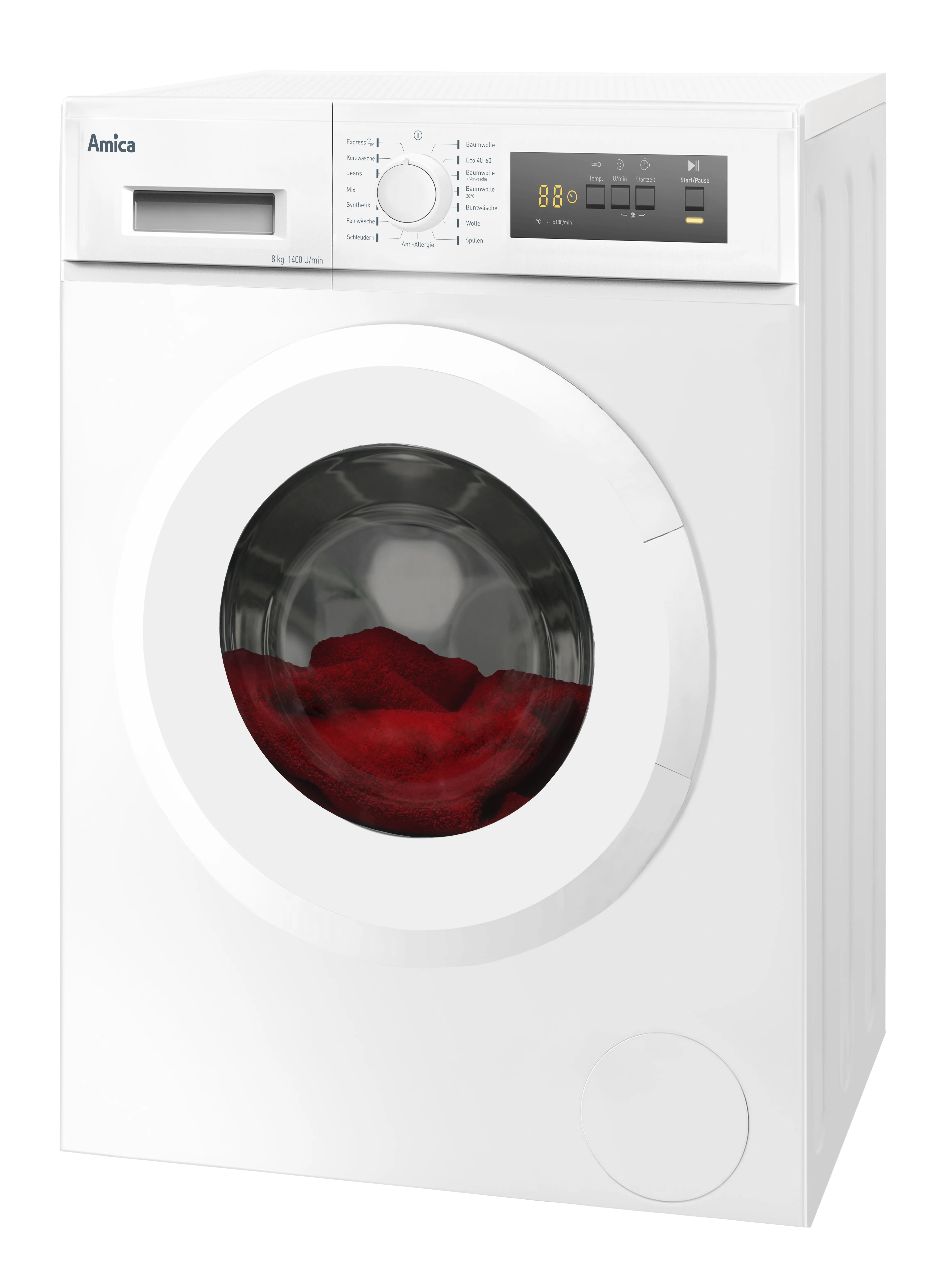 Waschmaschine WA 484 021, weiß, 8 kg
