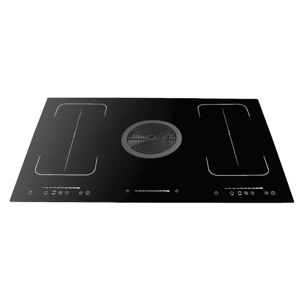 Induktionskochfeld mit integriertem Dunstabzug IN4-DA-2FZA+W