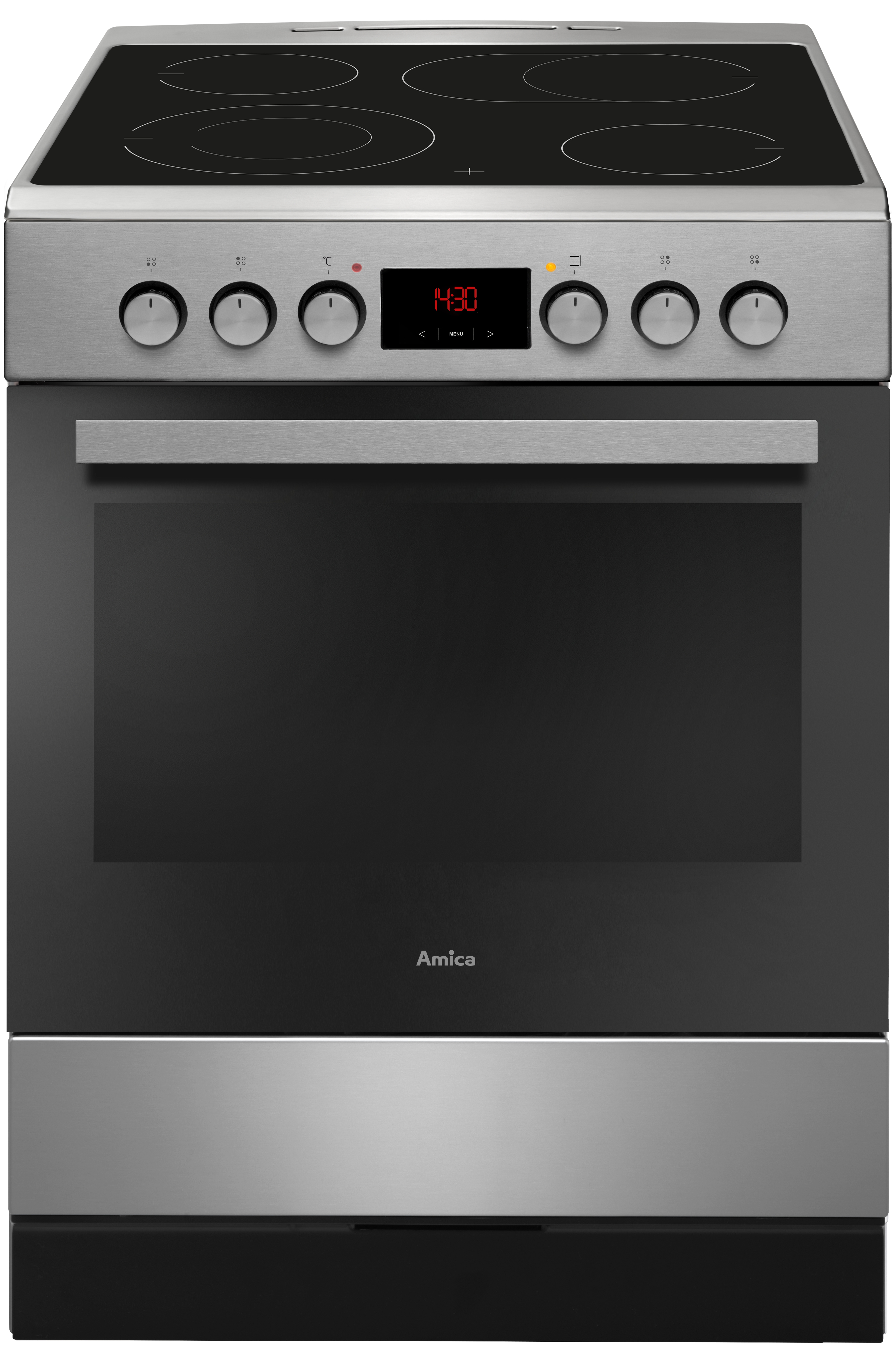 Standherd Elektro SHC 913 001 E, Edelstahl