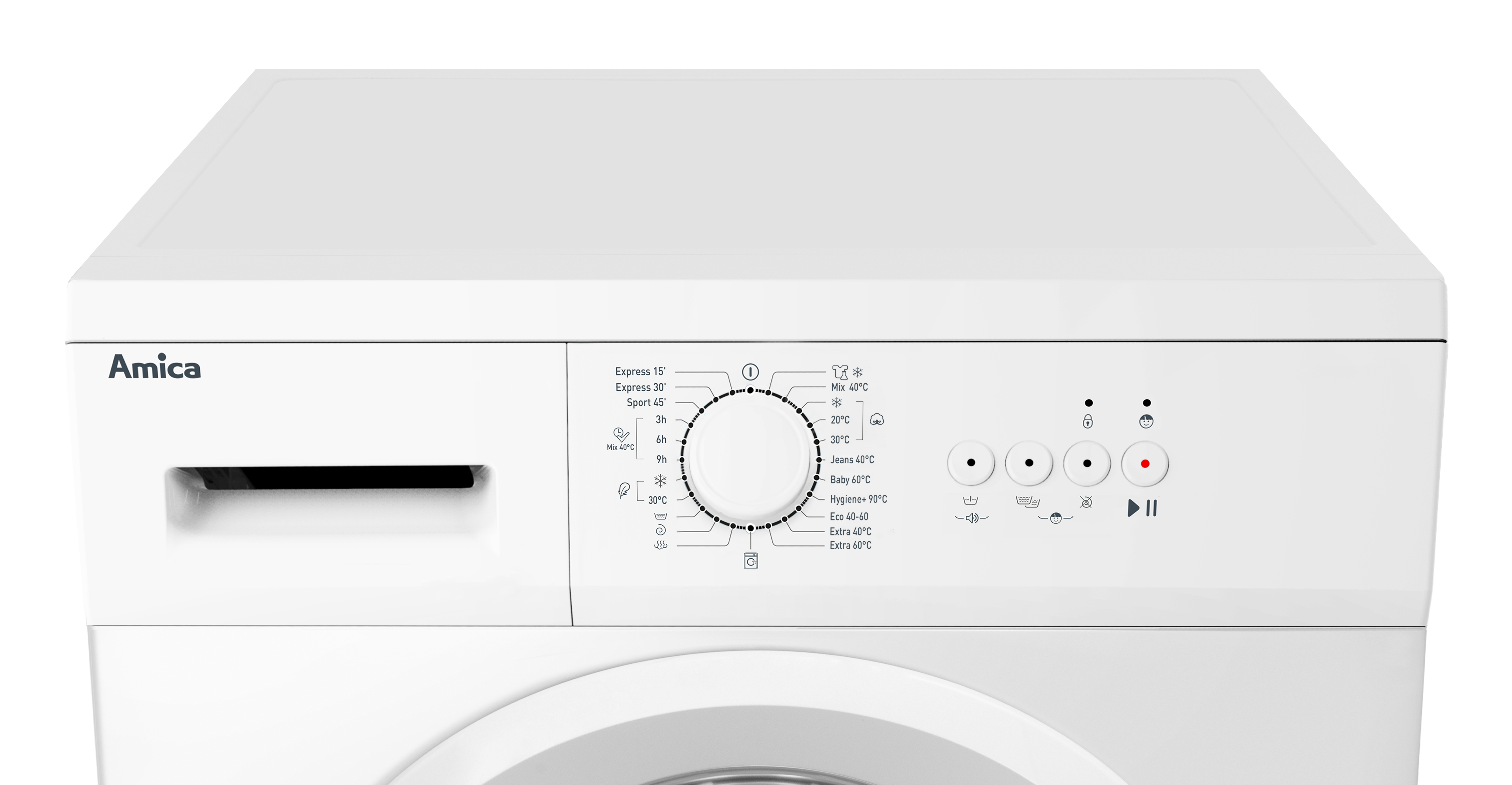 Waschmaschine WA 461 022, weiß, slim, 6 kg