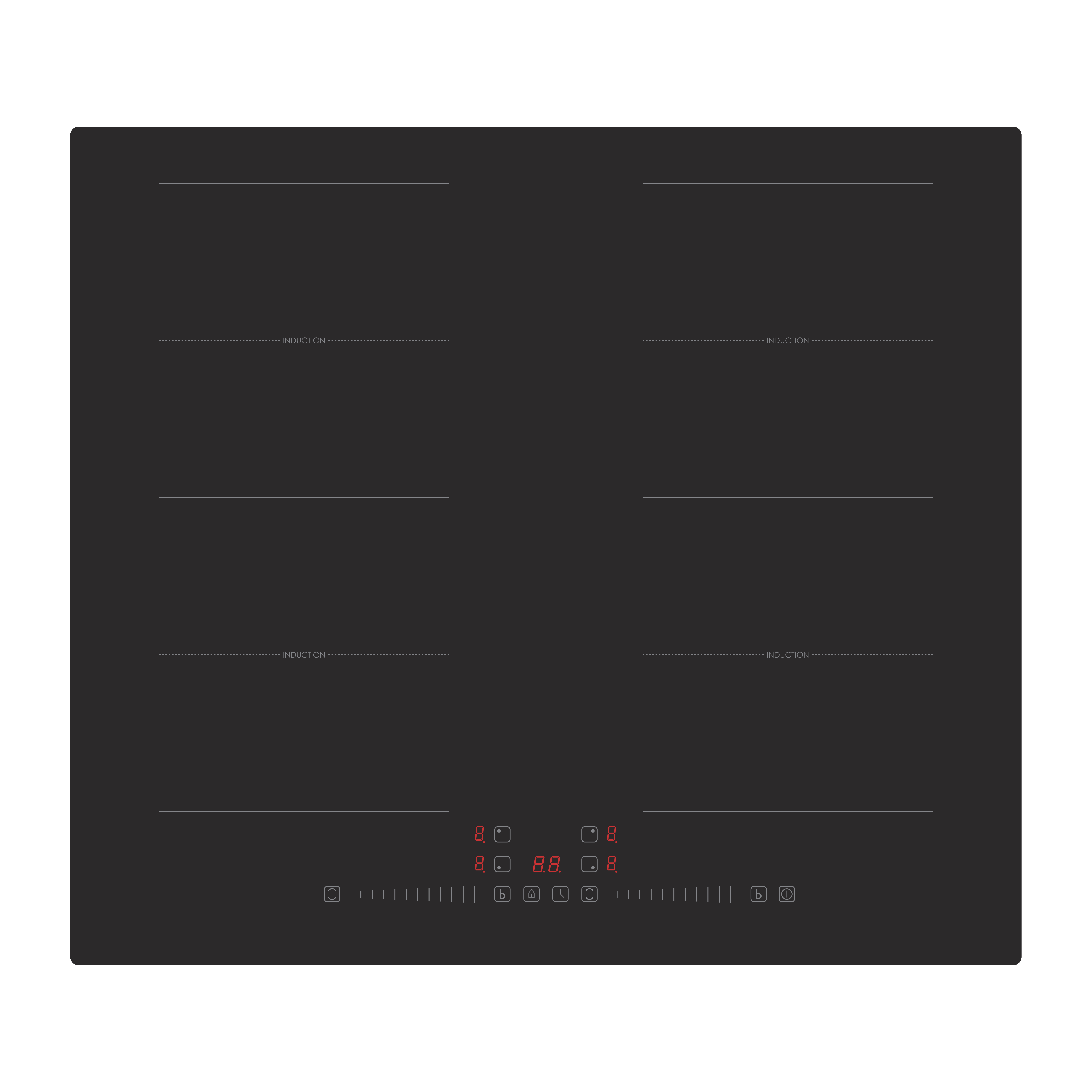 PKM Induktions-Kochfeld IN4-2FZSA