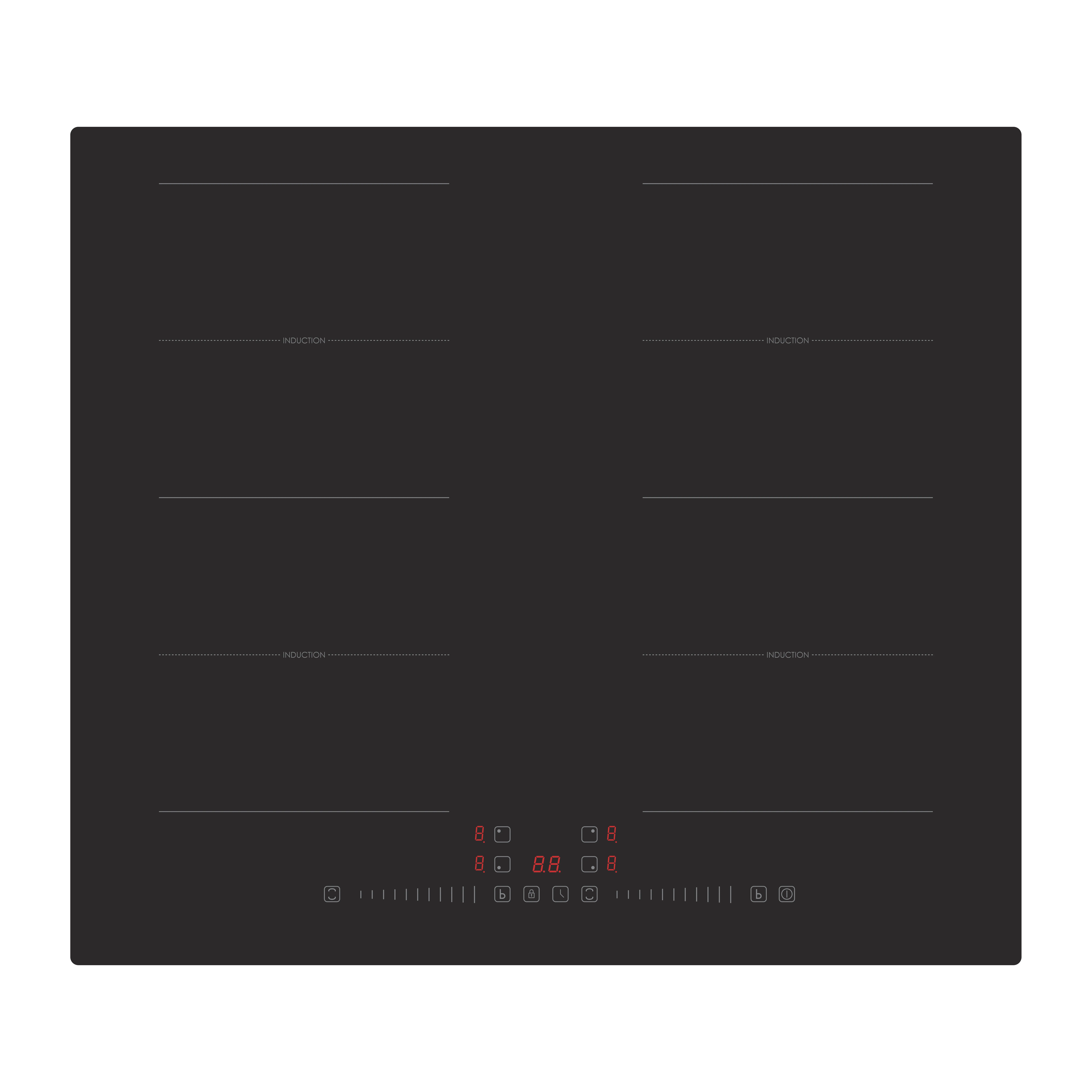 PKM Induktions-Kochfeld IN4-2FZSA