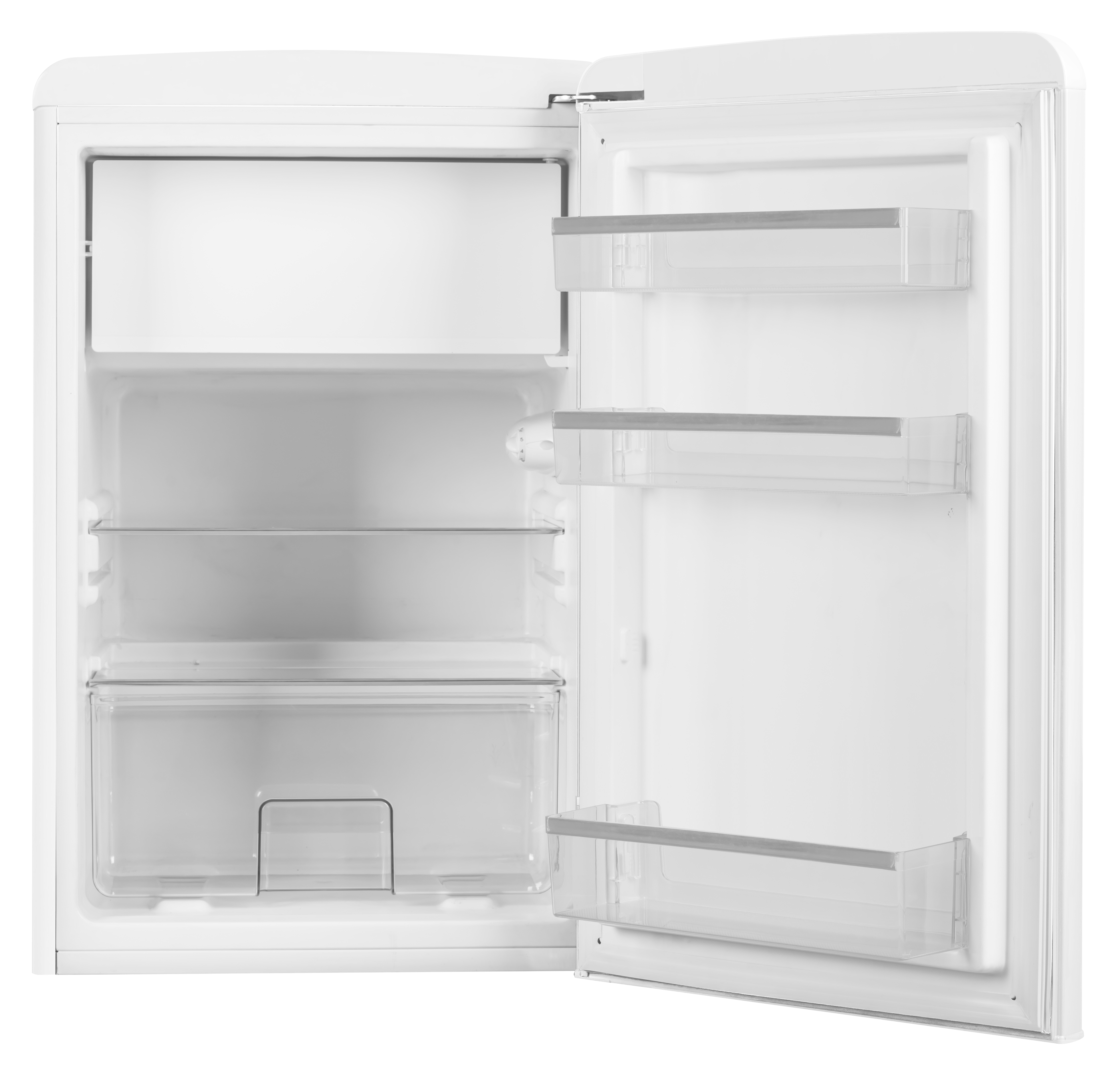 Stand-Kühlschrank mit Gefrierfach KSR 361 160 W, Snow White, 88 cm
