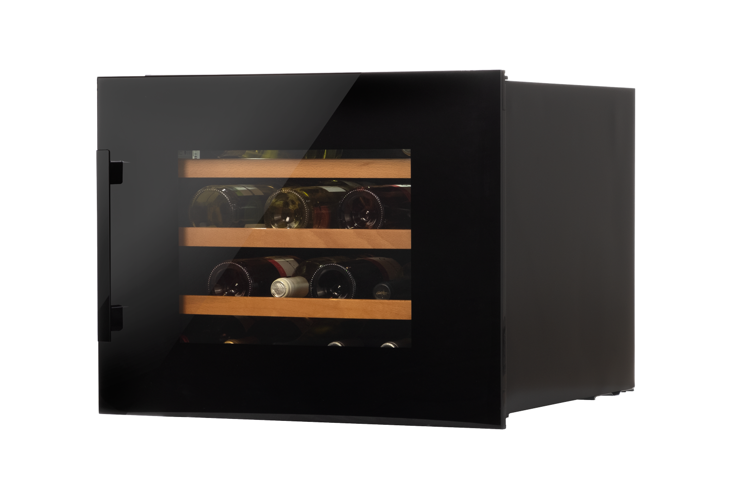 Einbau-Weintemperierschrank, X-Type Design, schwarz Einbau-Weintemperierschrank, X-Type Design, schwarz