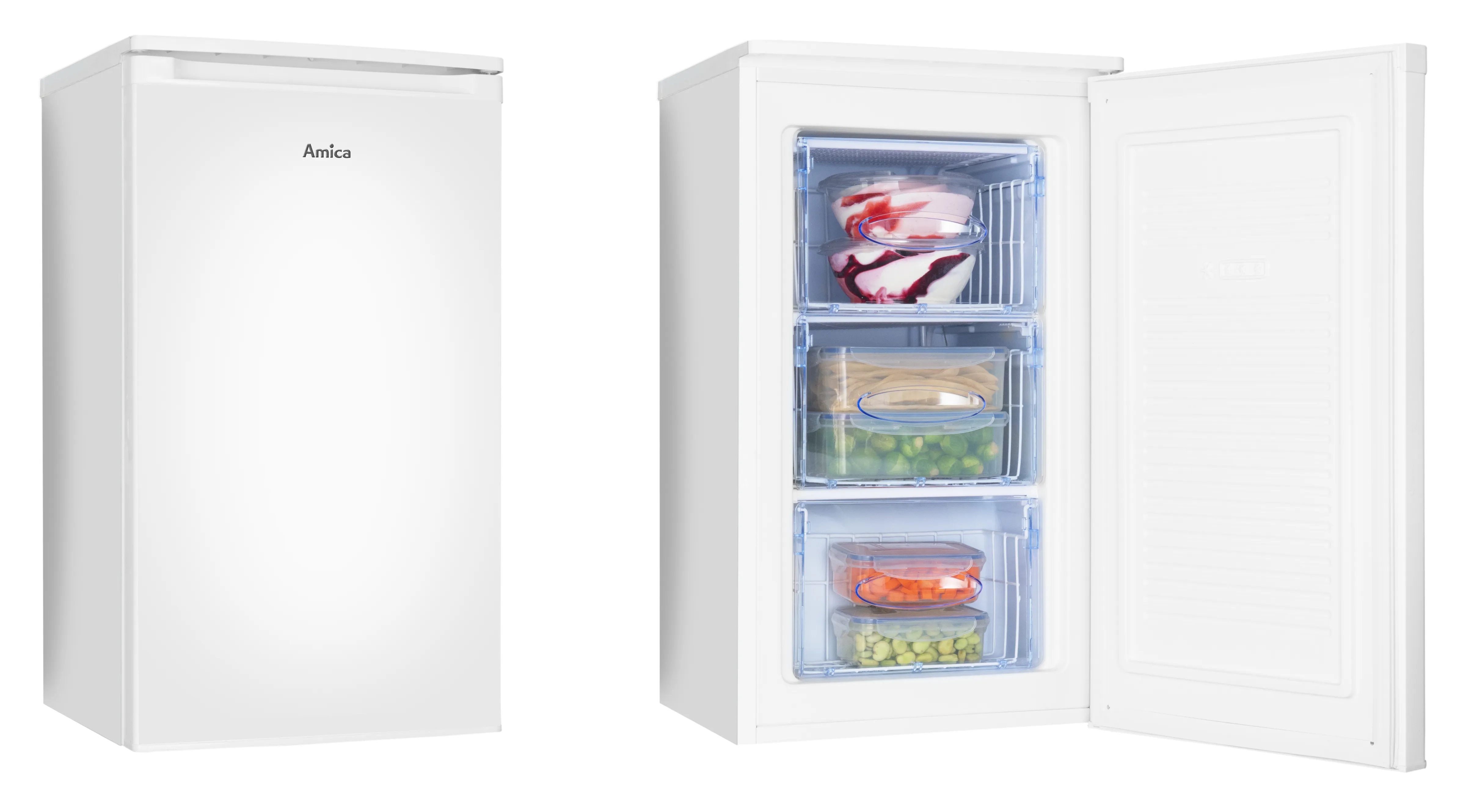 Stand-Gefrierschrank GS 15496 W, weiß, 85 cm Stand-Gefrierschrank GS 15496 W, weiß, 85 cm