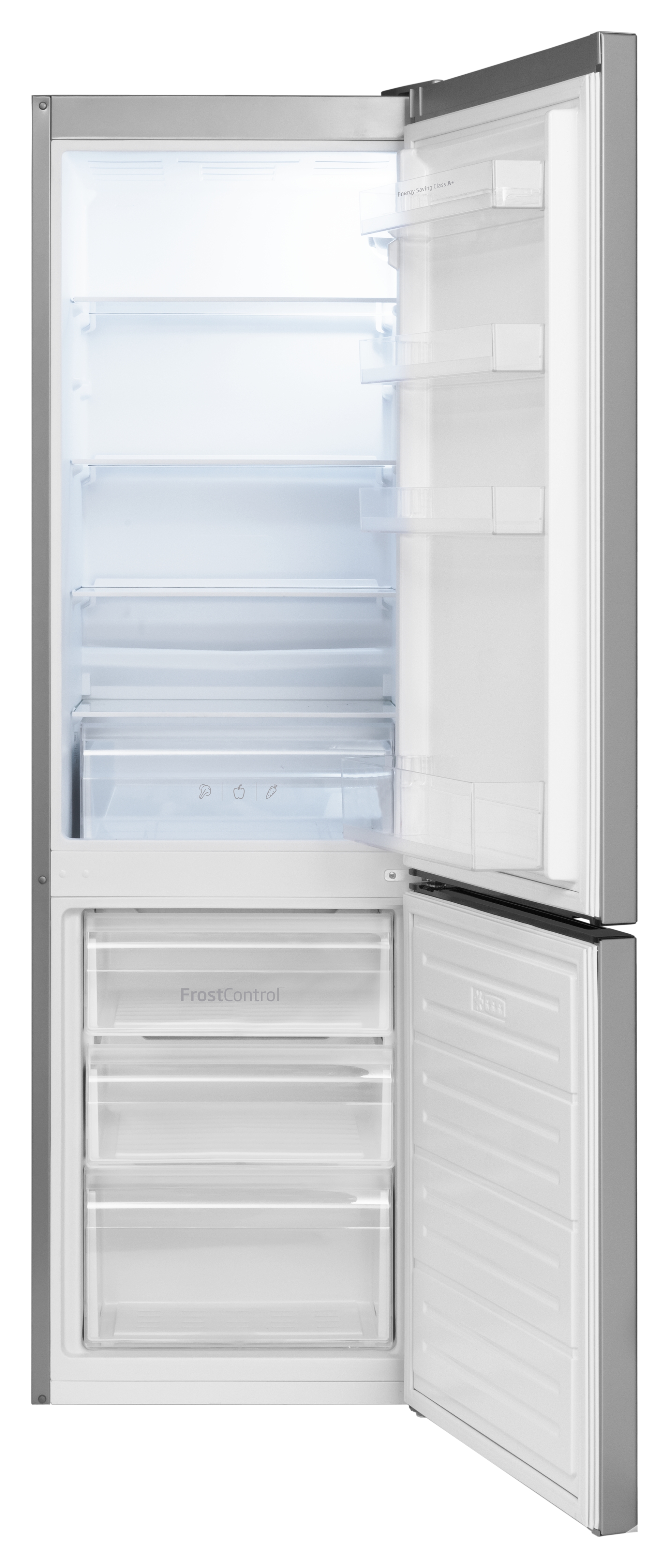 Stand-Kühl-Gefrierkombination KGCL 387 115 E, Edelstahloptik, 170 cm