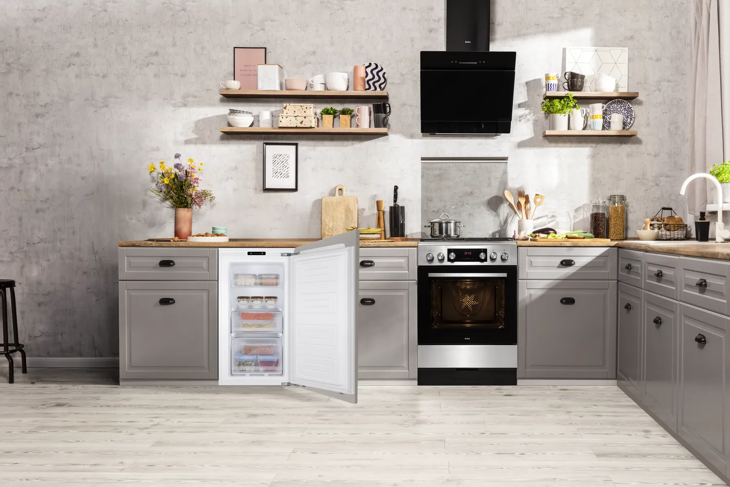 Gefrierschrank, 880 mm Nische, Festtür-Technik Gefrierschrank, 880 mm Nische, Festtür-Technik