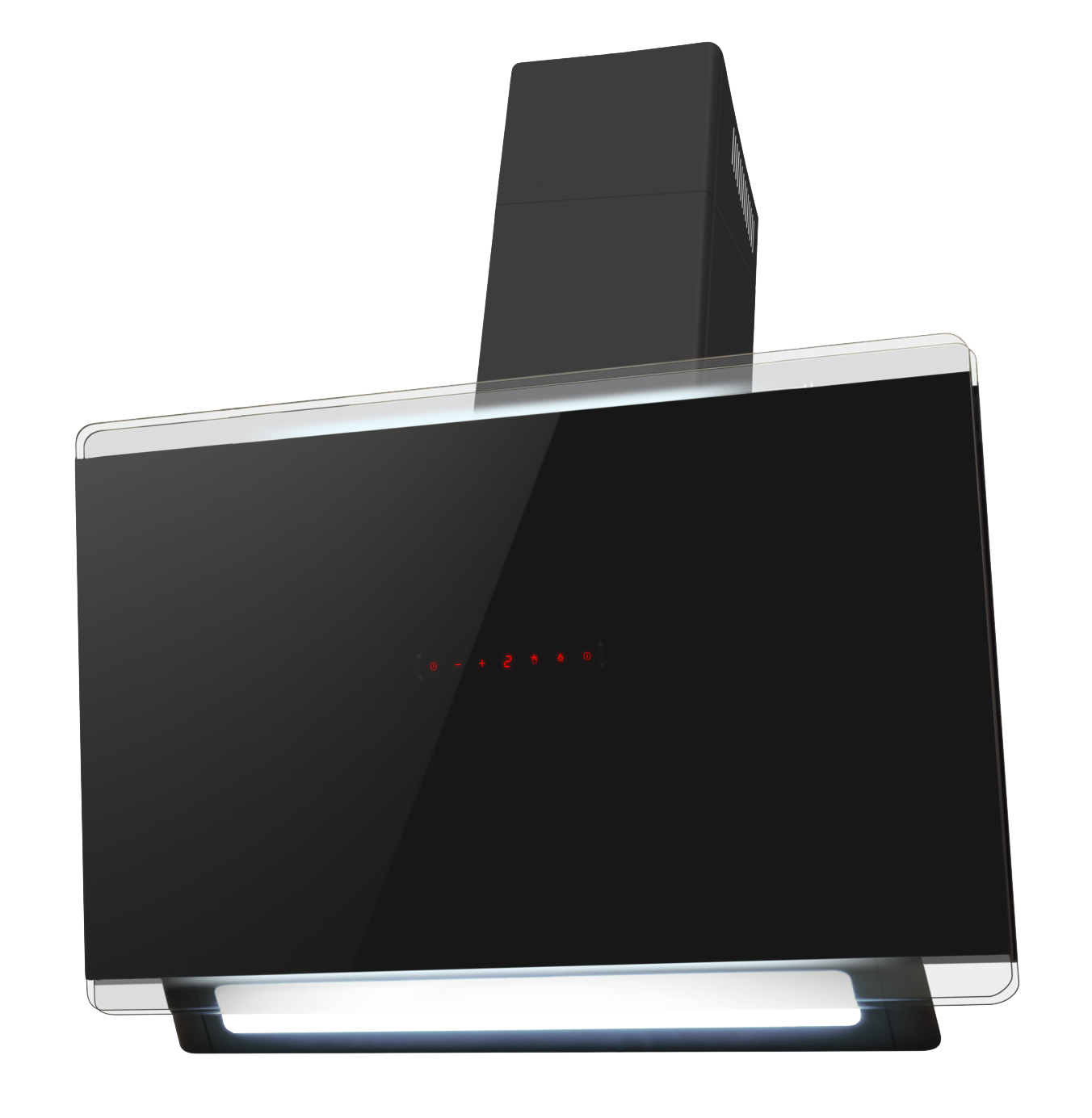 Haube A++, Schwarzglas, GestureControl, 6 Leistungsstufen - SensorTouch