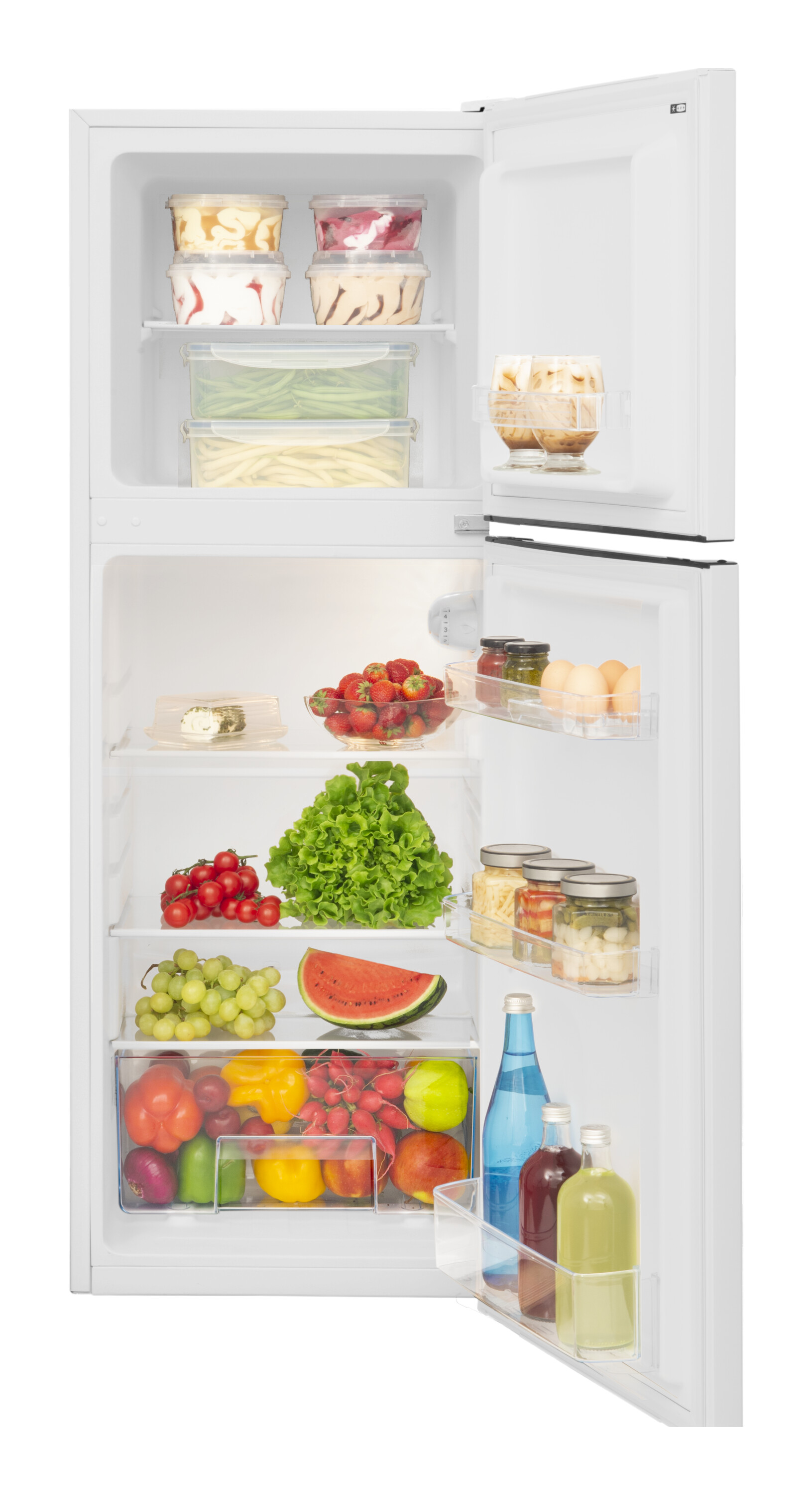 Stand-Kühl-Gefrierkombination DT 372 150 W, weiß, 128 cm
