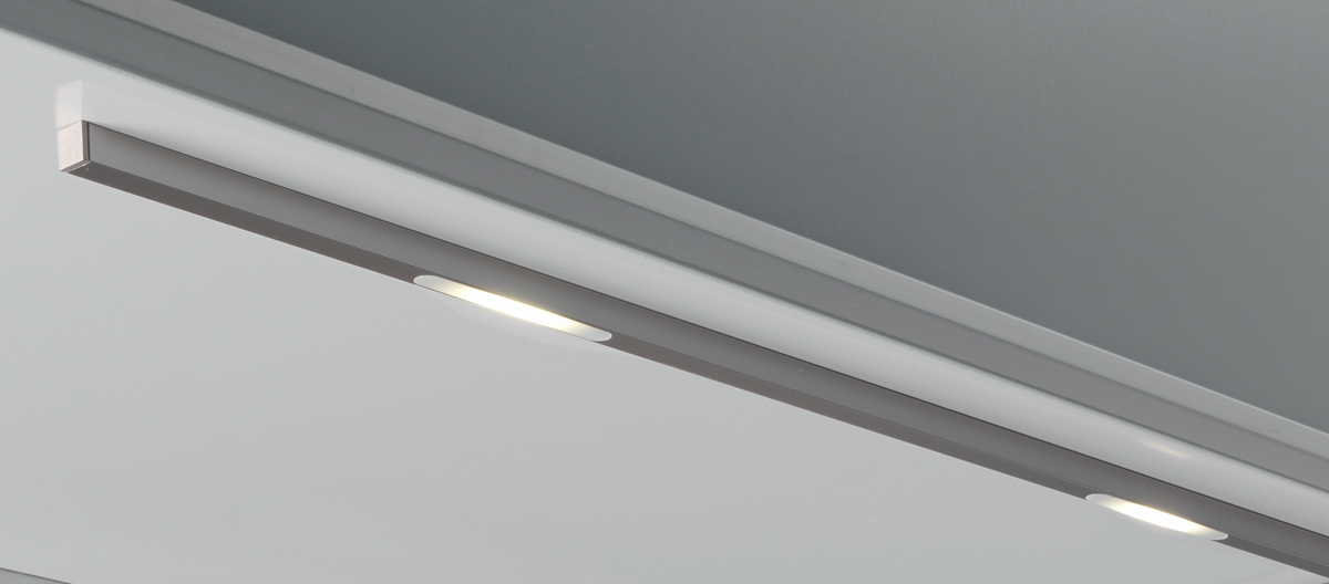 LED Designleuchte Langstab, Edelstahl