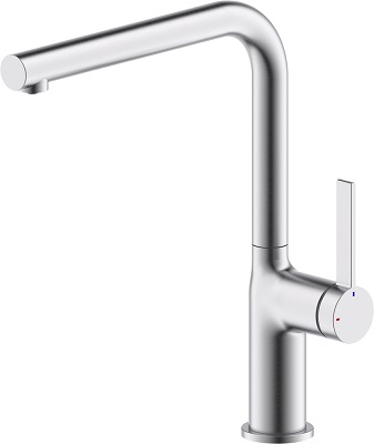 AMARI Küchenarmatur, HD, steelfinish, L-Auslauf AMARI Küchenarmatur, HD, steelfinish, L-Auslauf