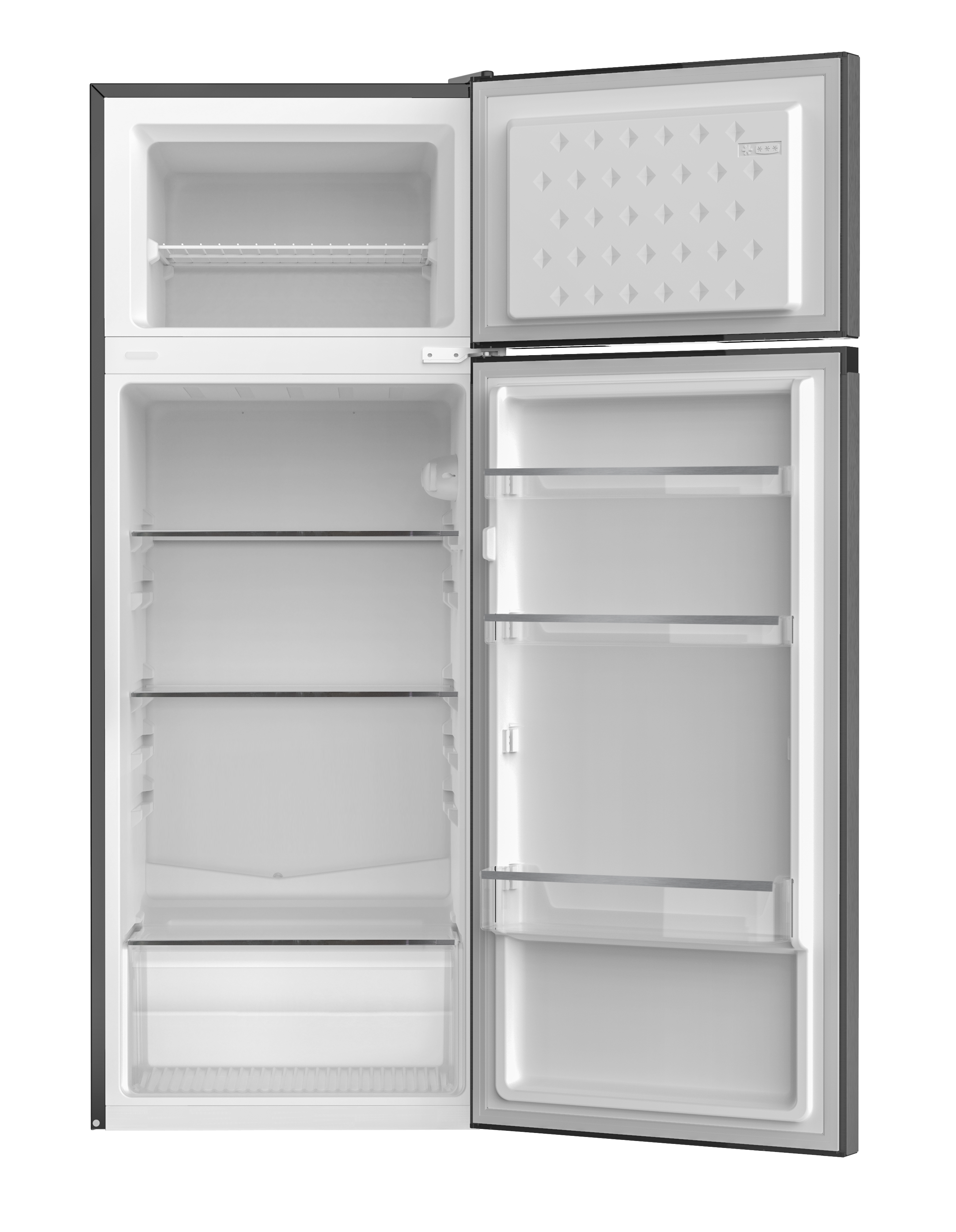 Stand-Kühl-Gefrierkombination DT 374 160 E, Edelstahloptik, 144 cm