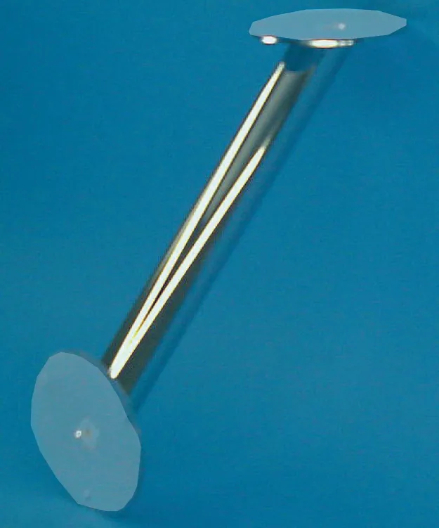 Winkel-Konsole rund, chrom