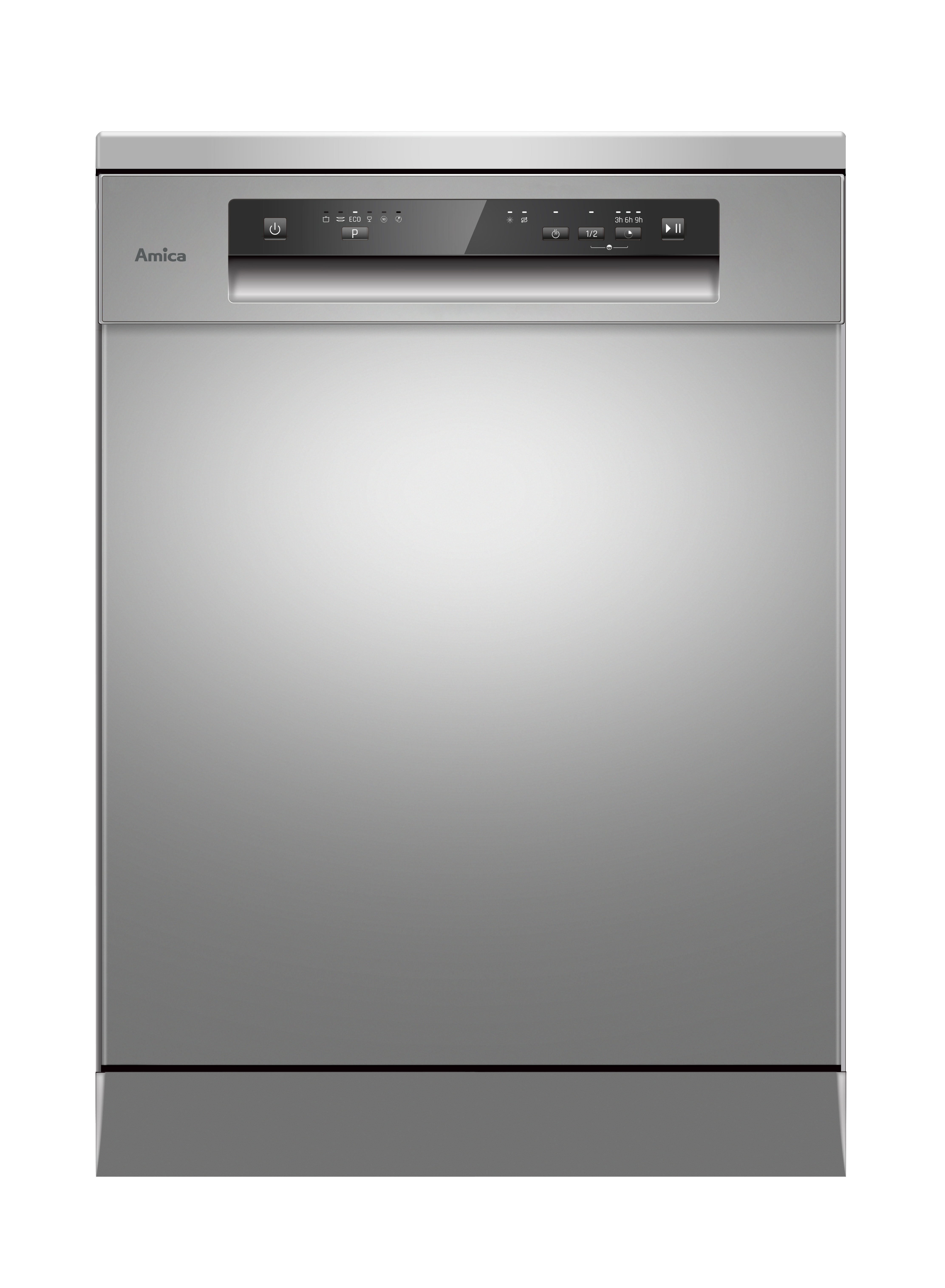 Stand-Geschirrspüler GSP 544 100 E, silber, 60 cm