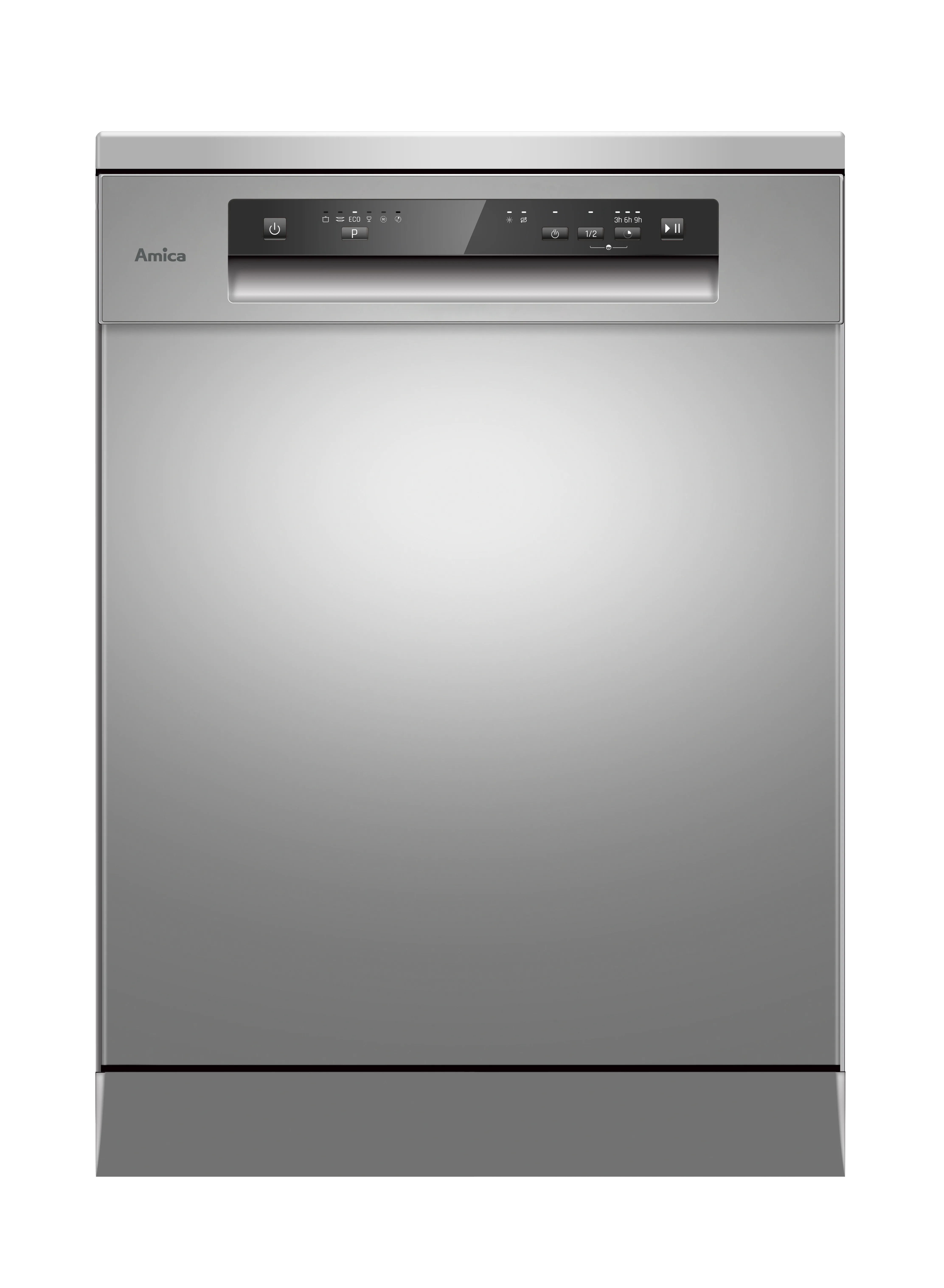 Stand-Geschirrspüler GSP 544 100 E, silber, 60 cm