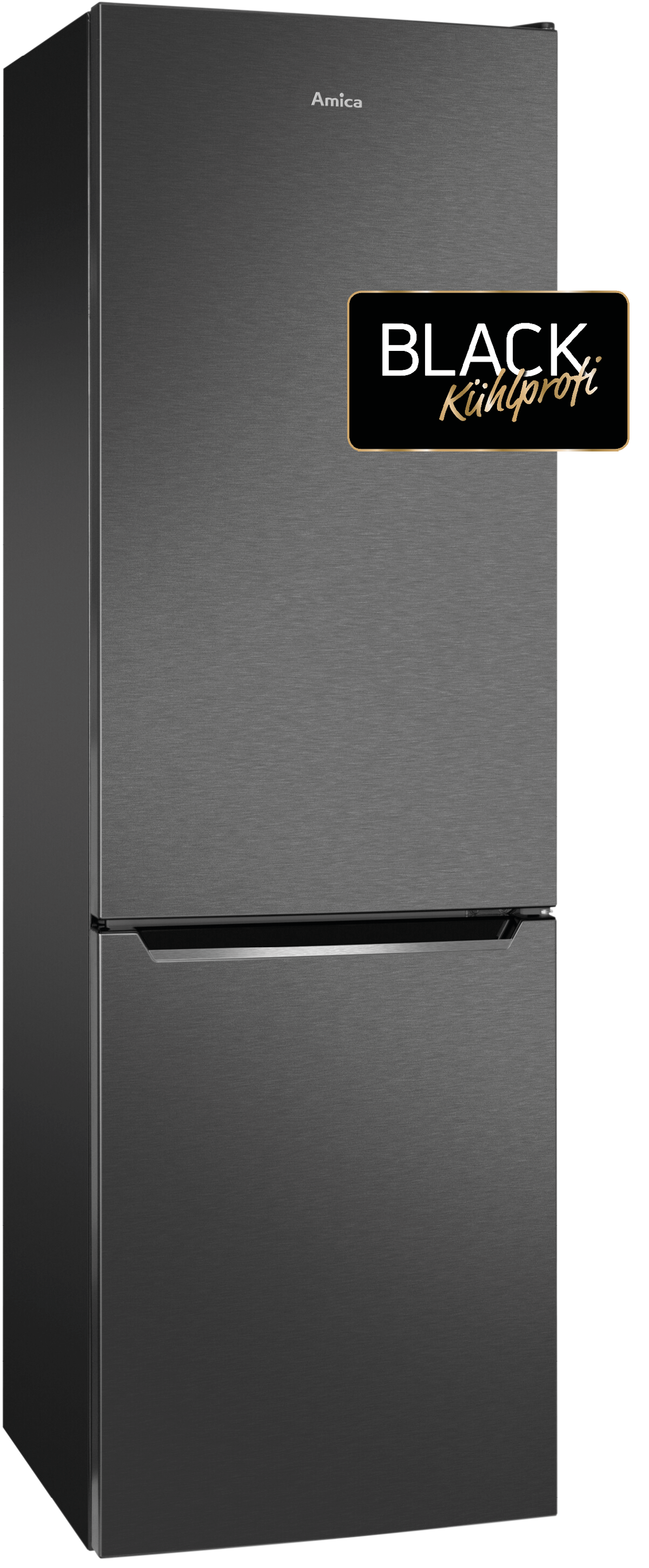 Stand-Kühl-Gefrierkombination KGC 15495 S, schwarz Edelstahloptik, 180 cm