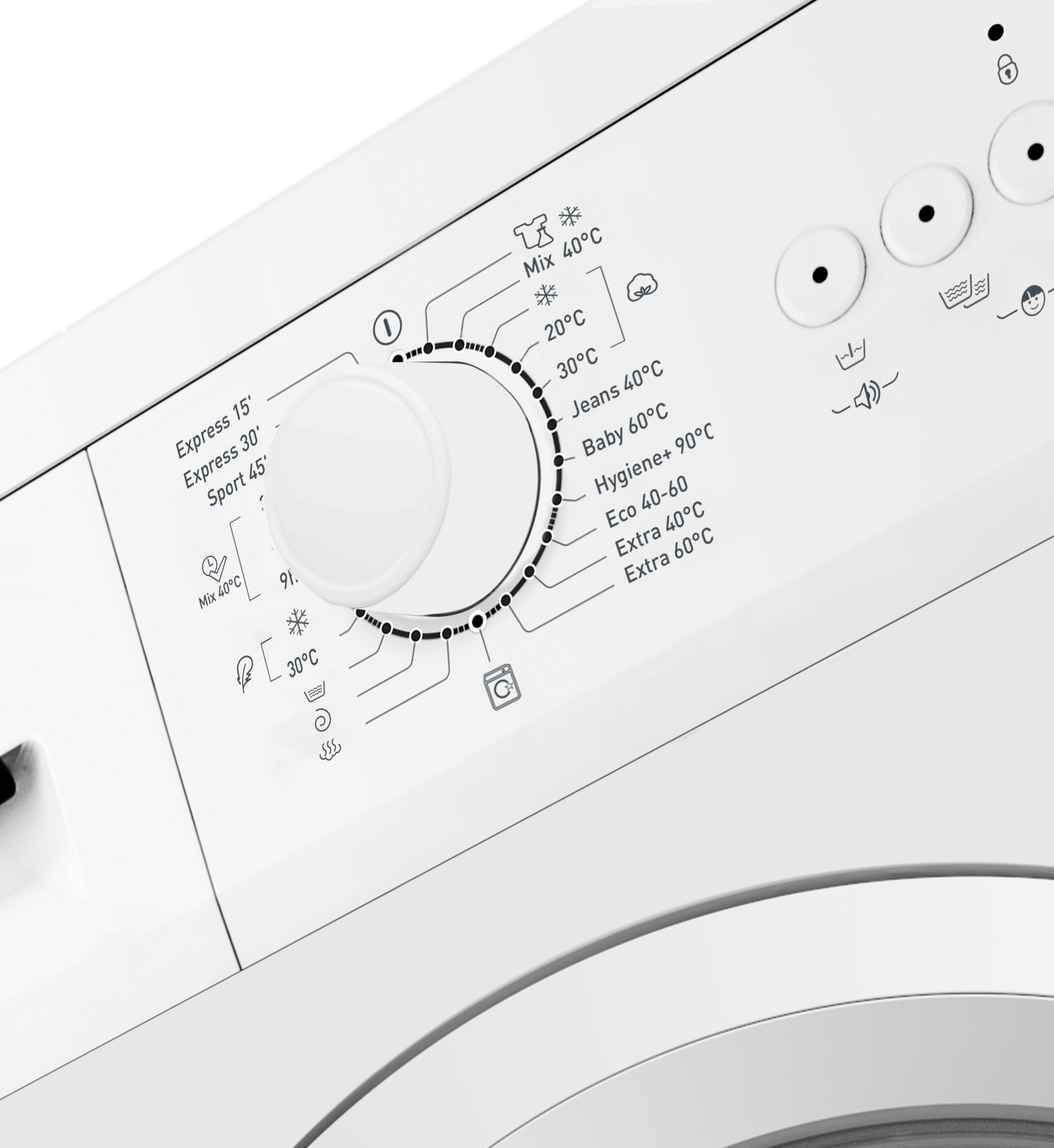 Waschmaschine WA 461 022, weiß, slim, 6 kg