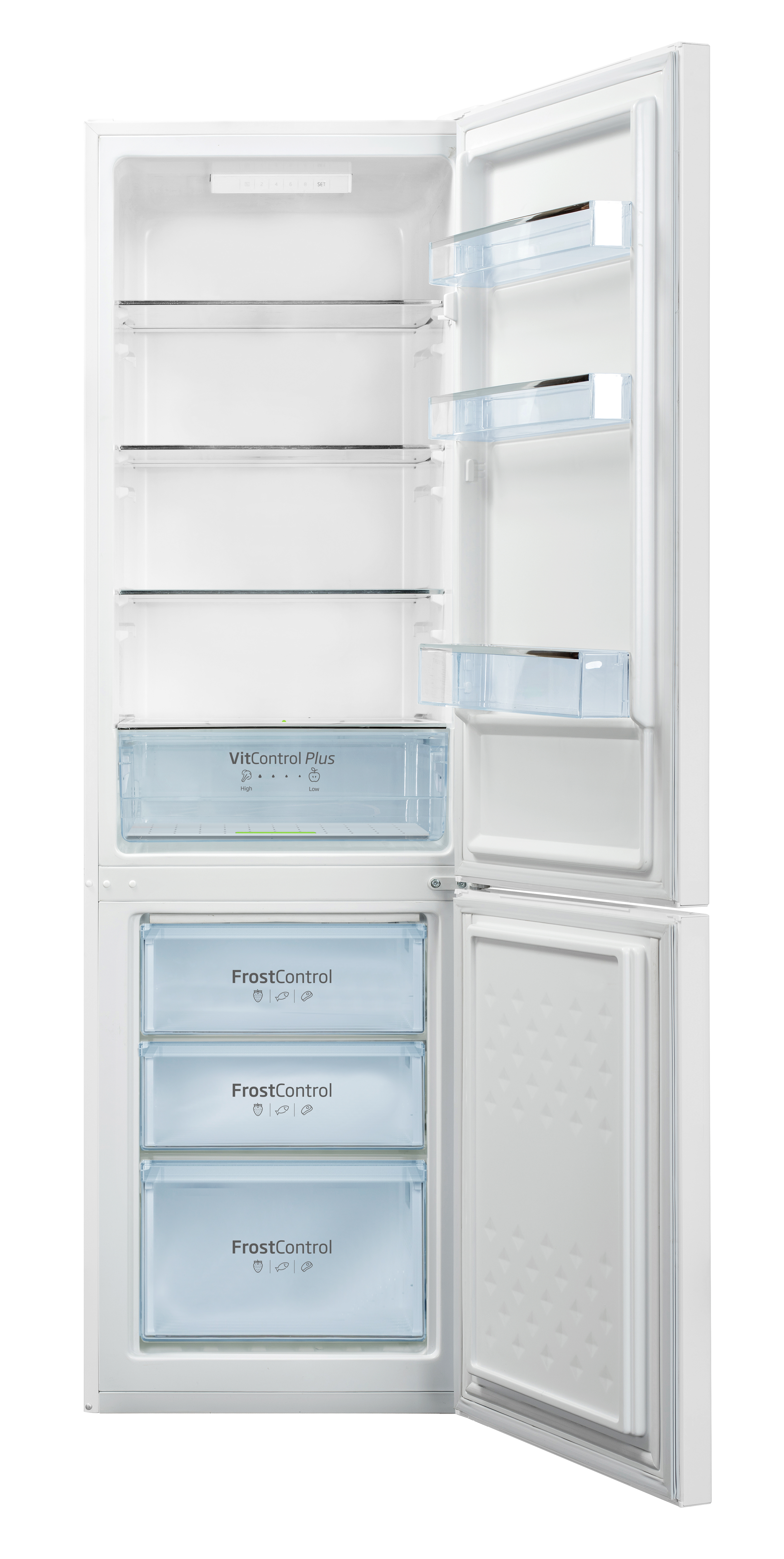 Stand-Kühl-Gefrierkombination KGCL 387 150 W, weiß, 176 cm