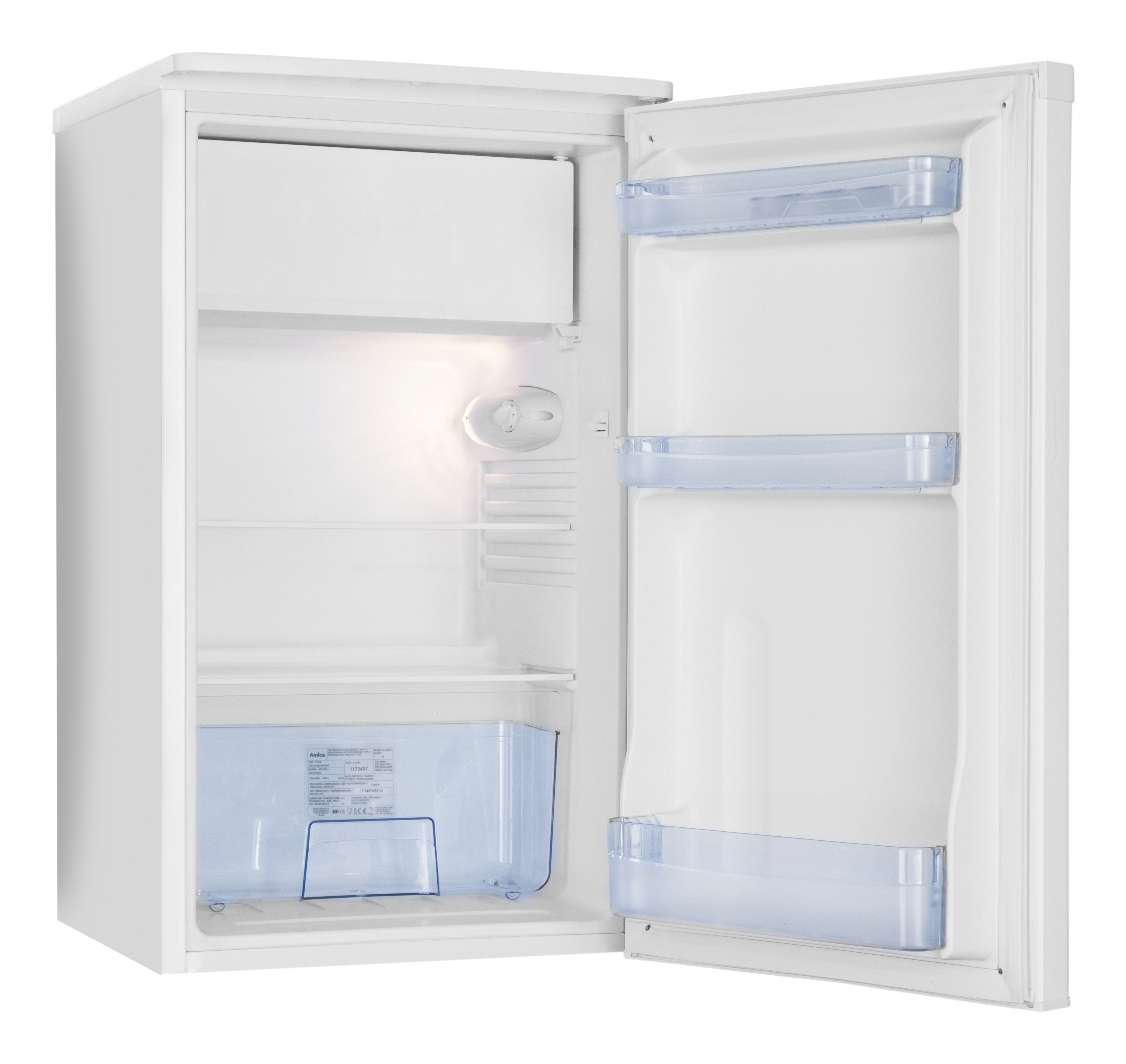 Stand-Kühlschrank mit Gefrierfach KS 361 155 W, weiß, 85 cm