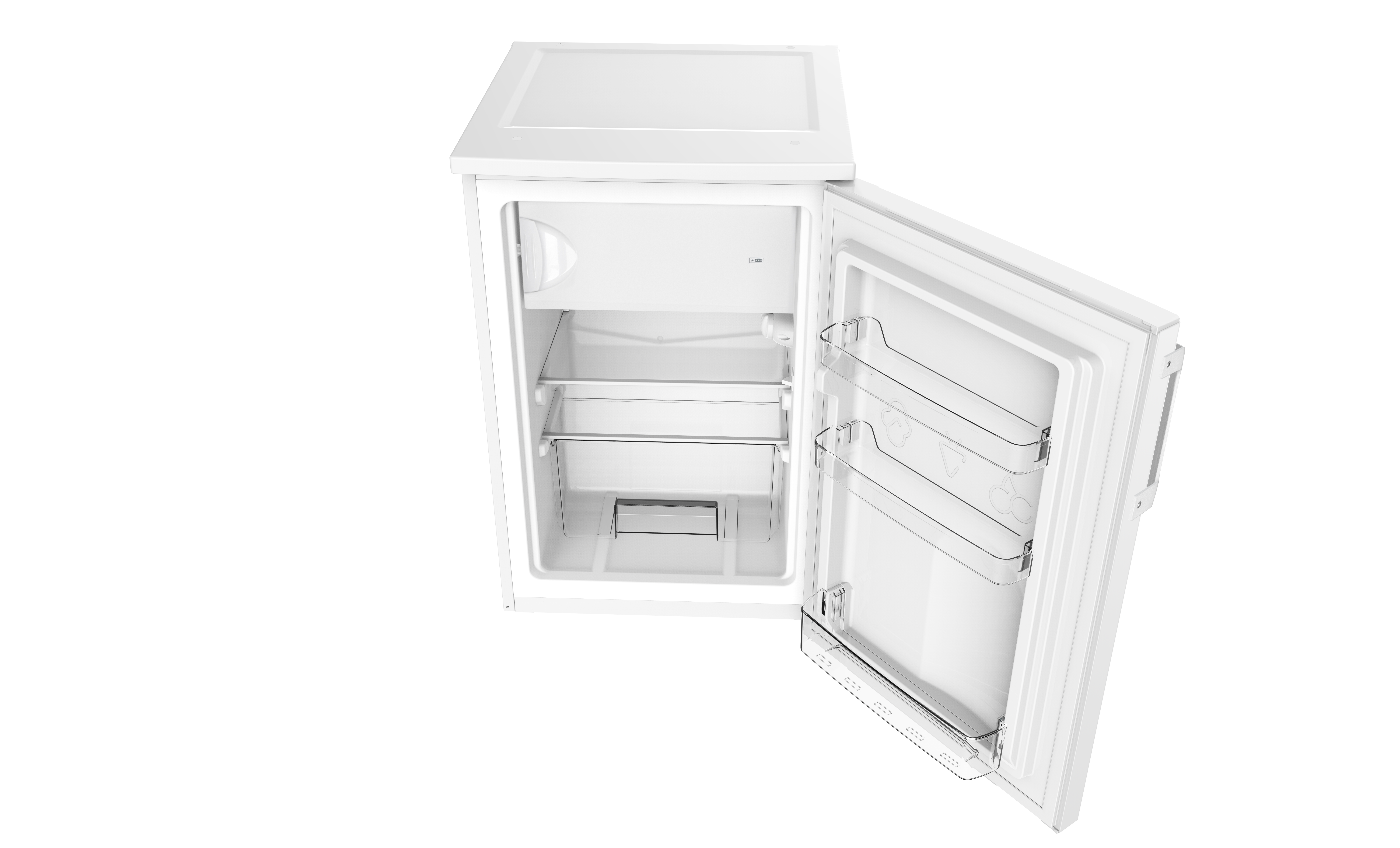 Stand-Kühlschrank mit Gefrierfach KS 361 300 W, weiß, 85 cm
