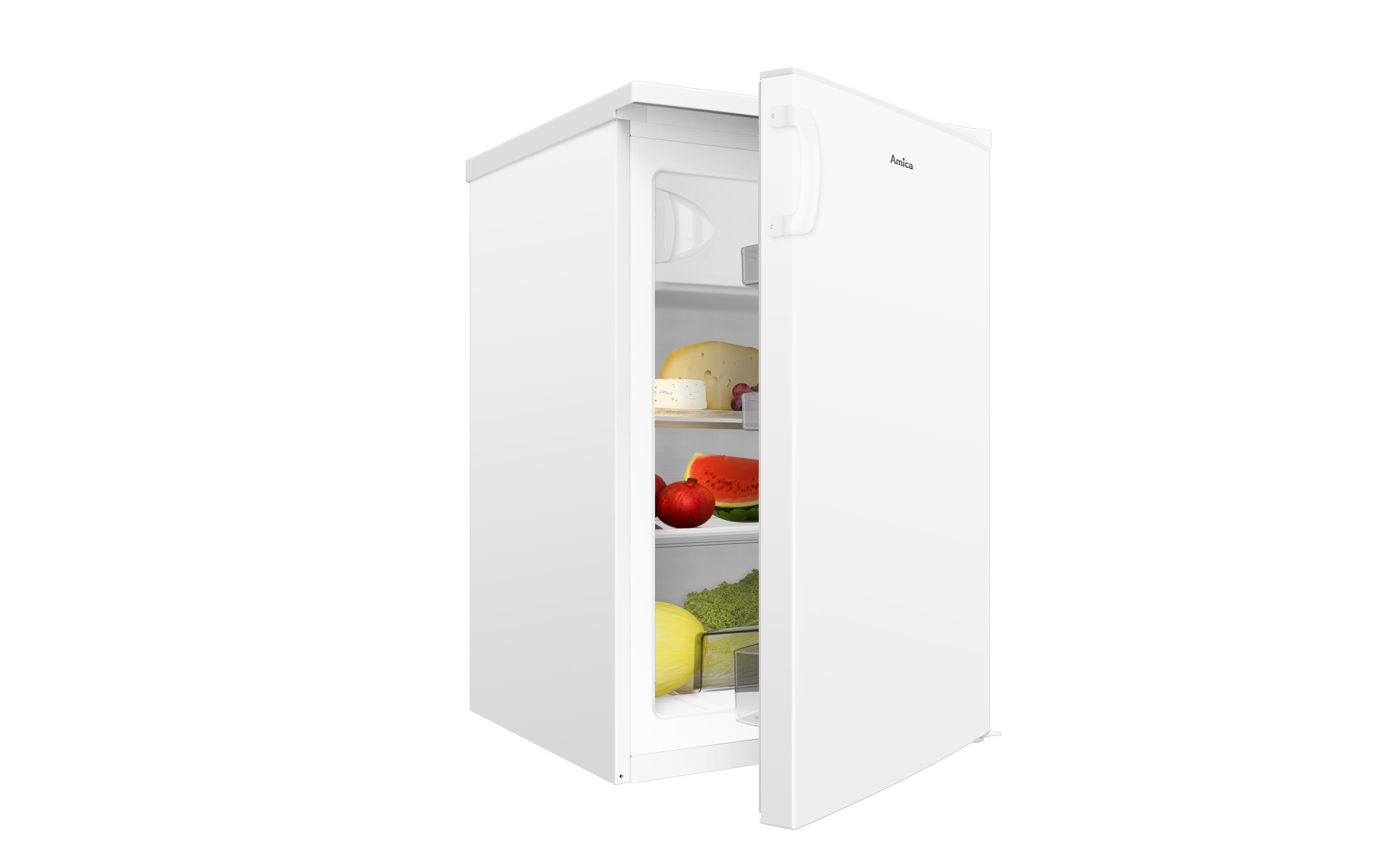Stand-Kühlschrank mit Gefrierfach KS 361 300 W, weiß, 85 cm Stand-Kühlschrank mit Gefrierfach KS 361 300 W, weiß, 85 cm