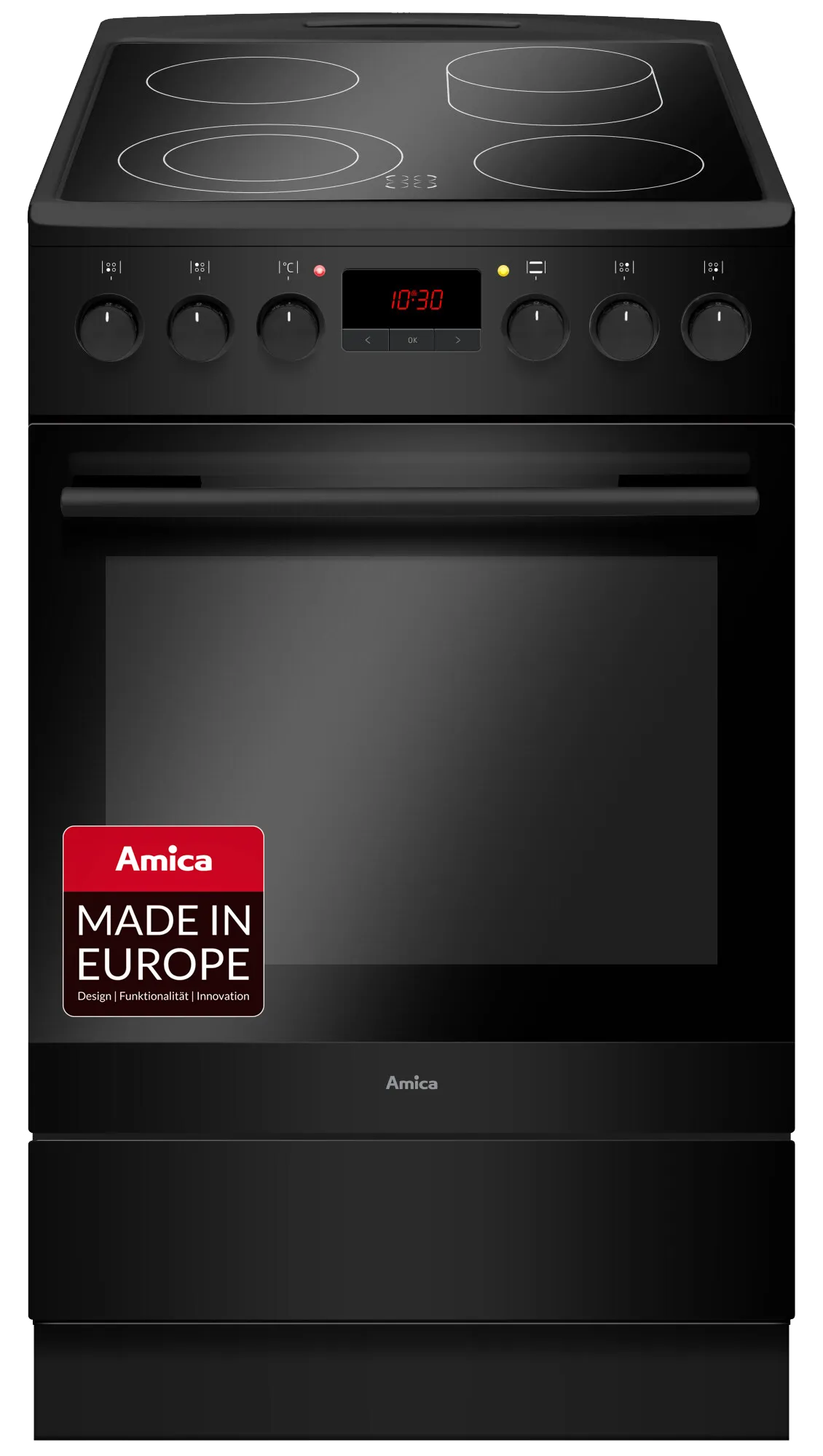 Standherd Elektro SHC 11503 SM, schwarz-matt