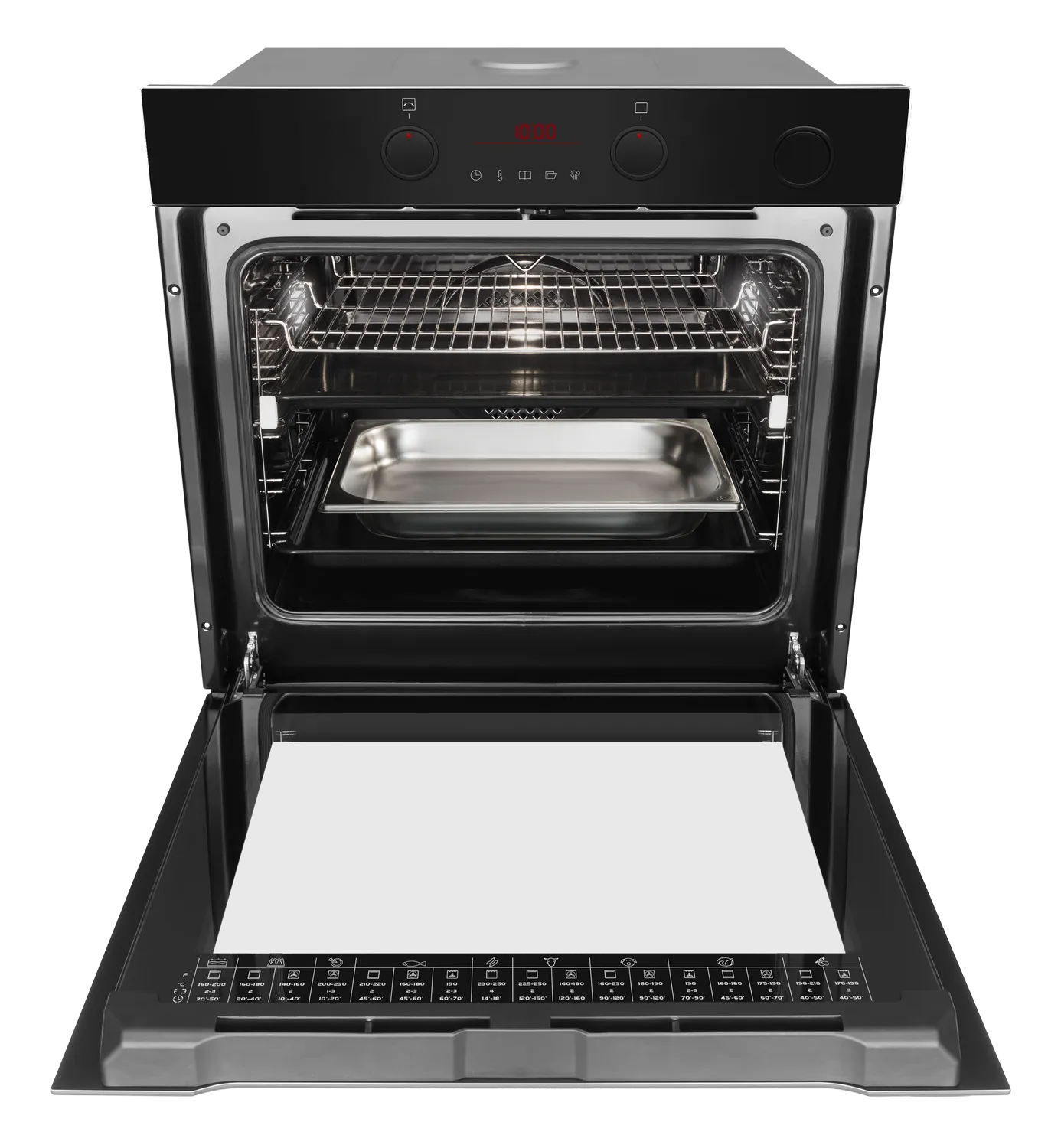 Injection-Steam Einbau-Backofen, Noir Design