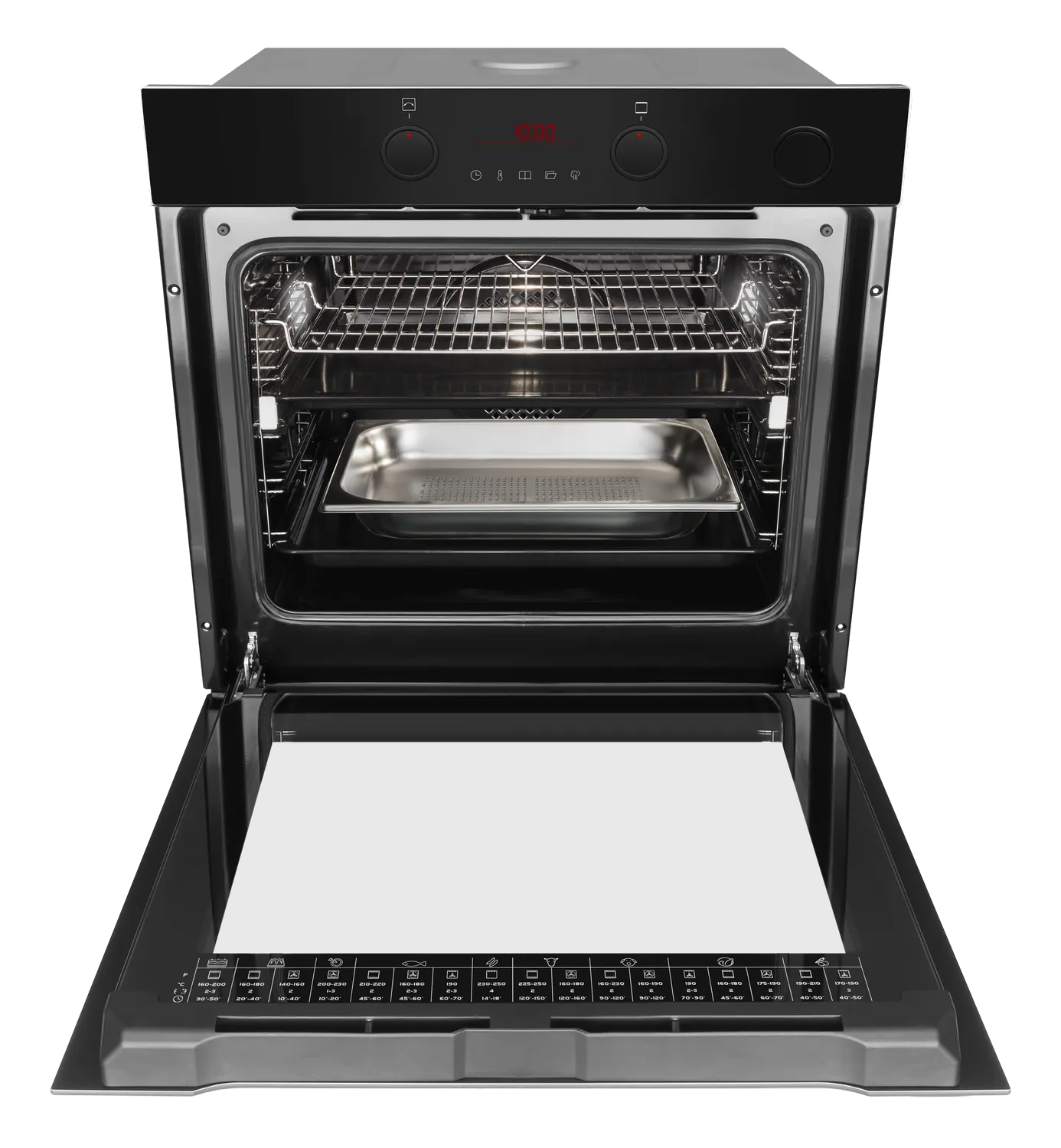 Injection-Steam Einbau-Backofen, Noir Design
