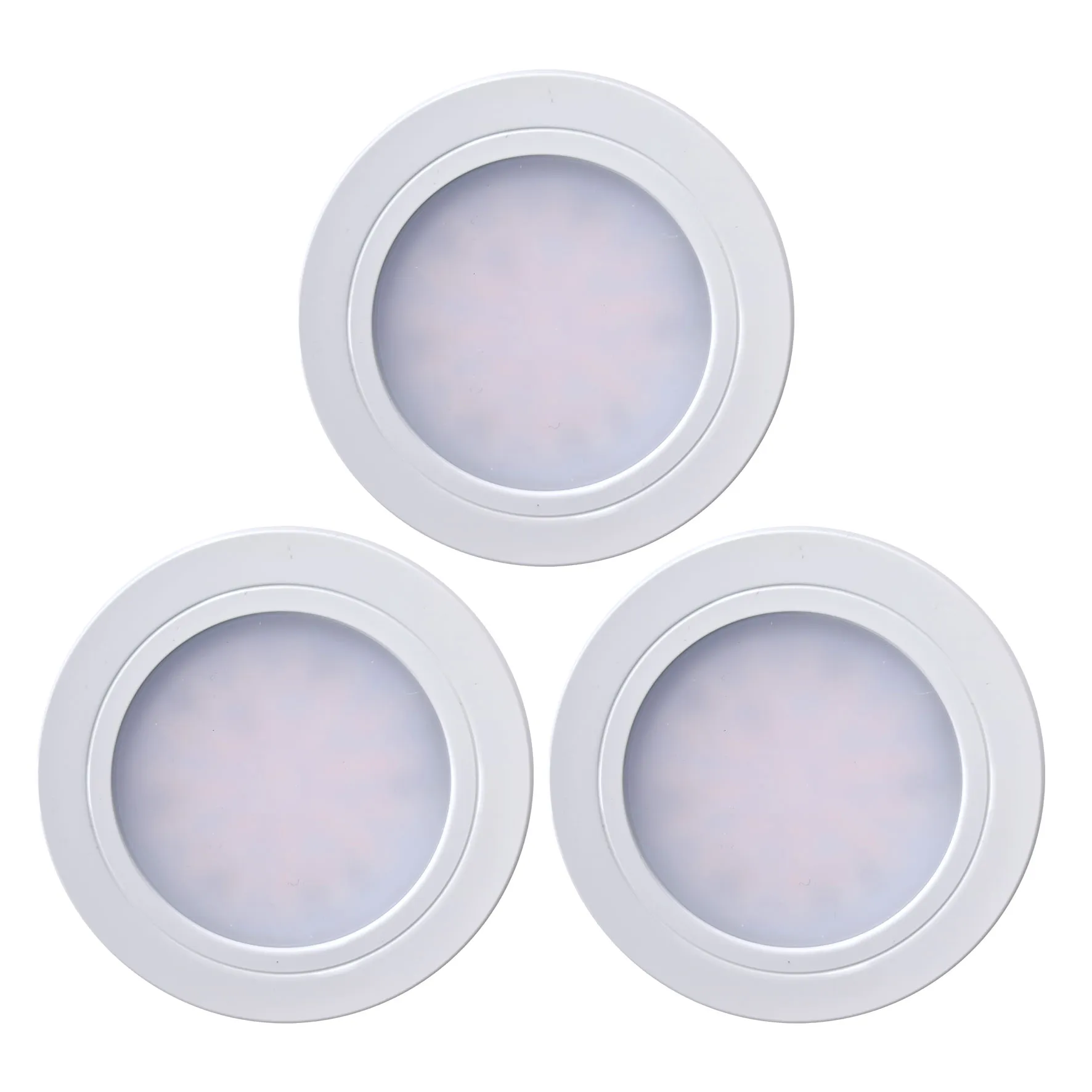 CARESSI Skye 58 Einbauleuchten-Set, 3 Spots, weiß