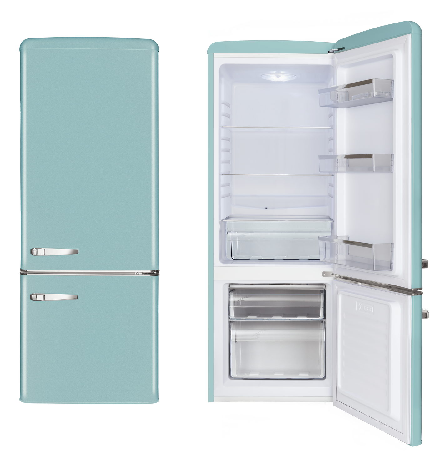 Stand-Kühl-Gefrierkombination KGCR 384 150 T, Ice Blue, 145 cm Stand-Kühl-Gefrierkombination KGCR 384 150 T, Ice Blue, 145 cm