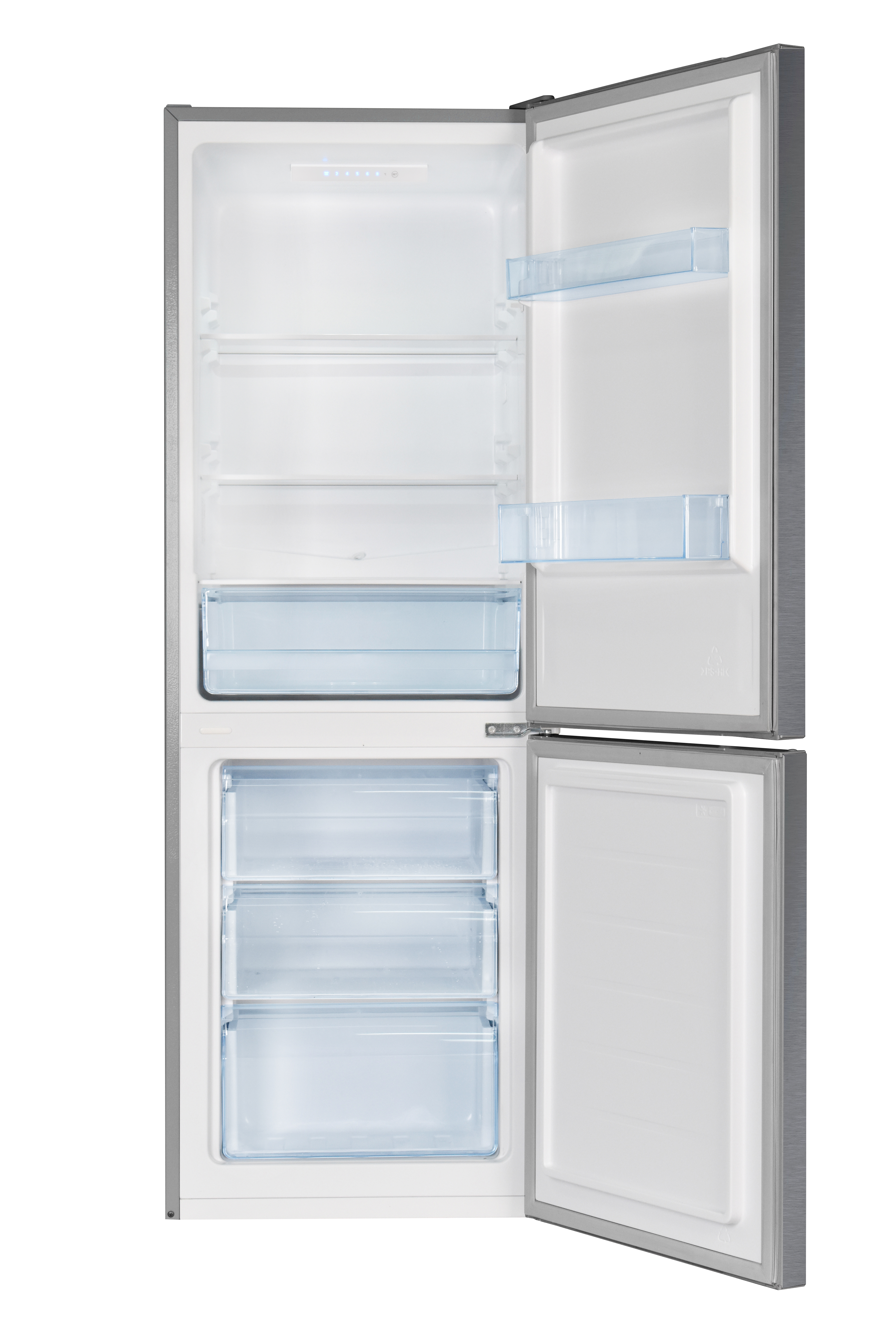 Stand-Kühl-Gefrierkombination KGCL 386 160 E, Edelstahloptik, 159 cm