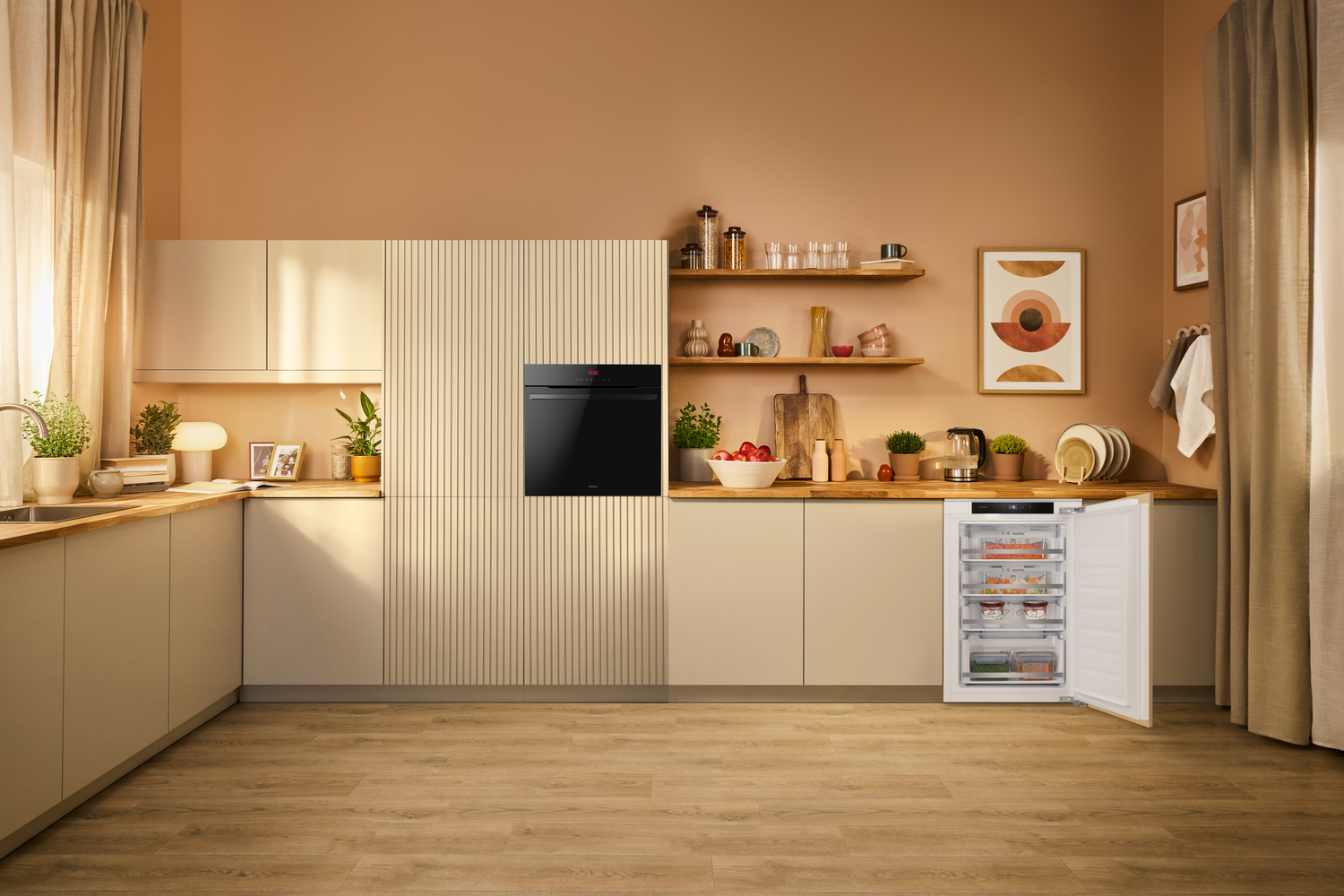 Gefrierschrank, 870 mm Nische, Festtür-Technik