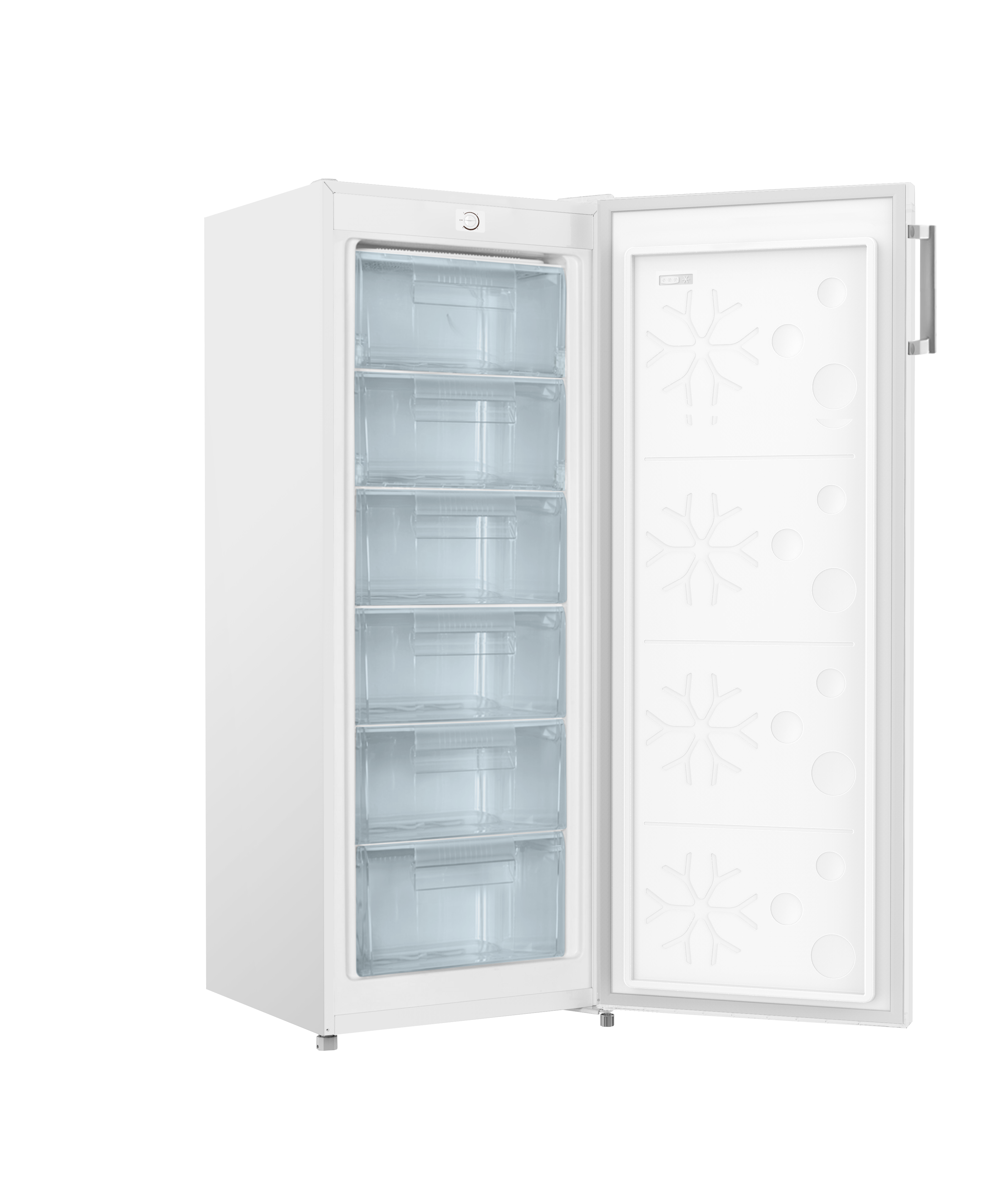Stand-Gefrierschrank GS 324 170 W, weiß, 144 cm