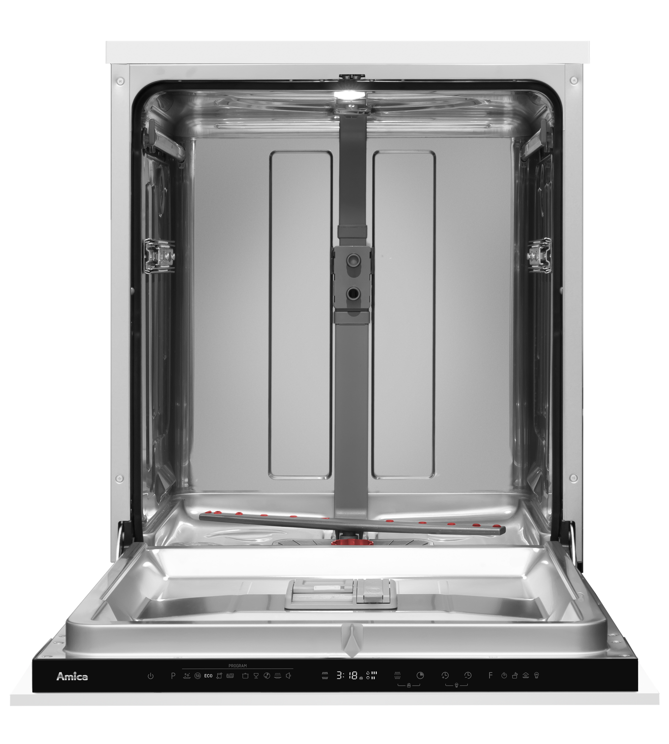 Einbau-Geschirrspüler, vollintegriert, 60 cm, silber