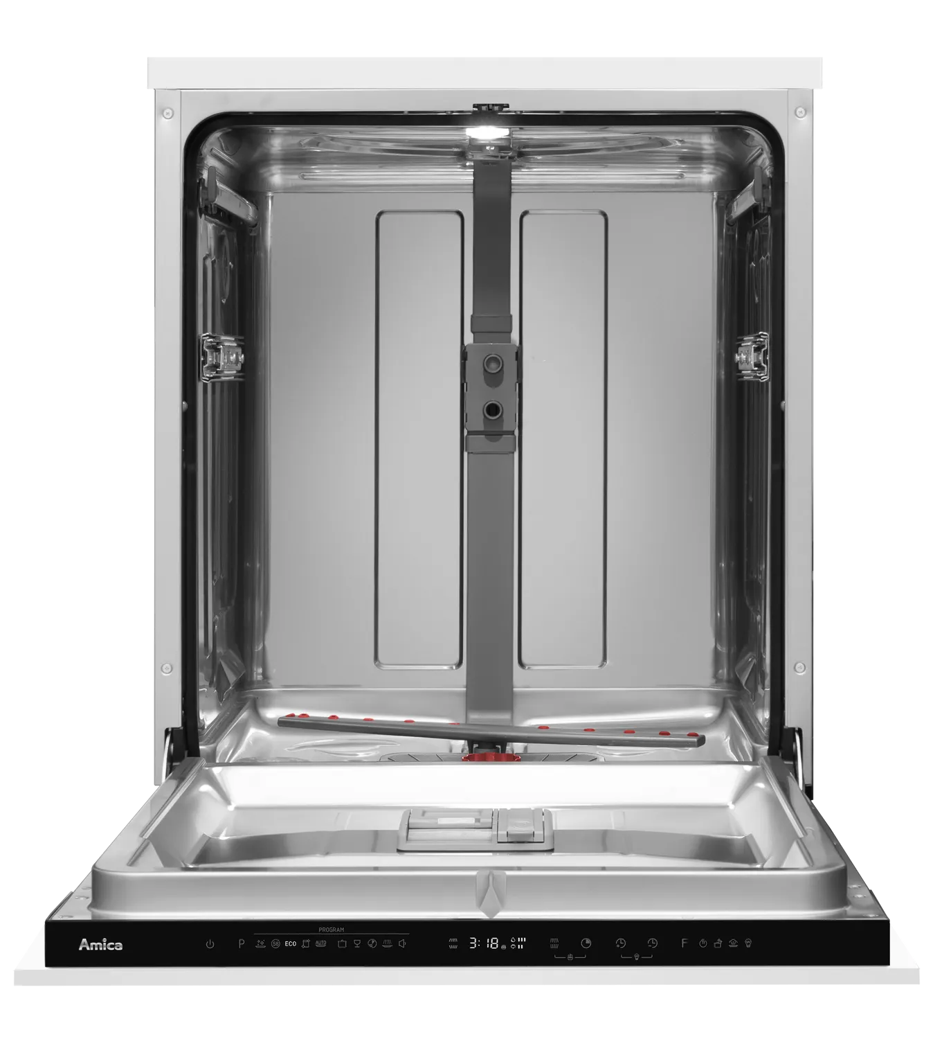 Einbau-Geschirrspüler, vollintegriert, 60 cm, silber