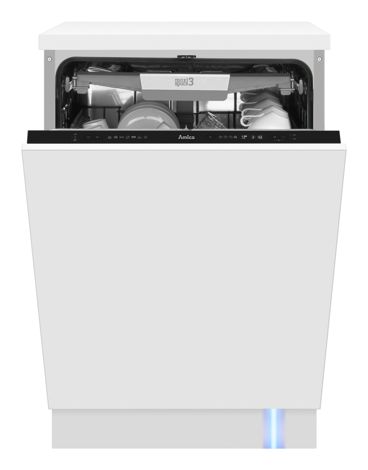 Einbau-Geschirrspüler, vollintegriert, 60 cm, schwarz Einbau-Geschirrspüler, vollintegriert, 60 cm, schwarz