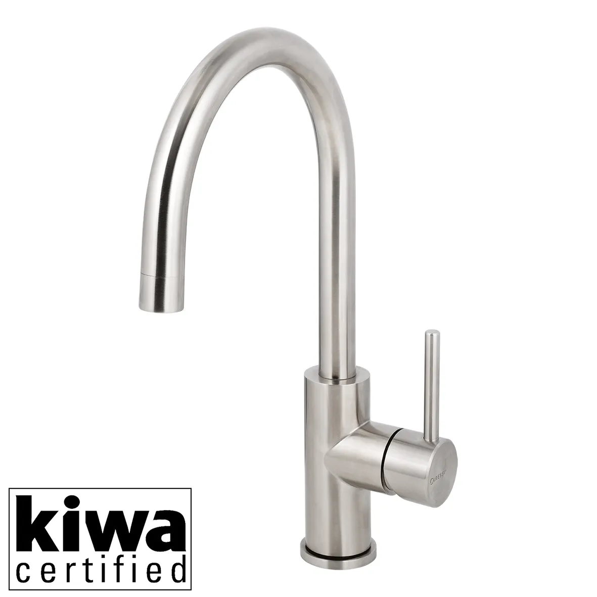 CARESSi Armatur CA002 Edelstahl massiv HD Rundbogen