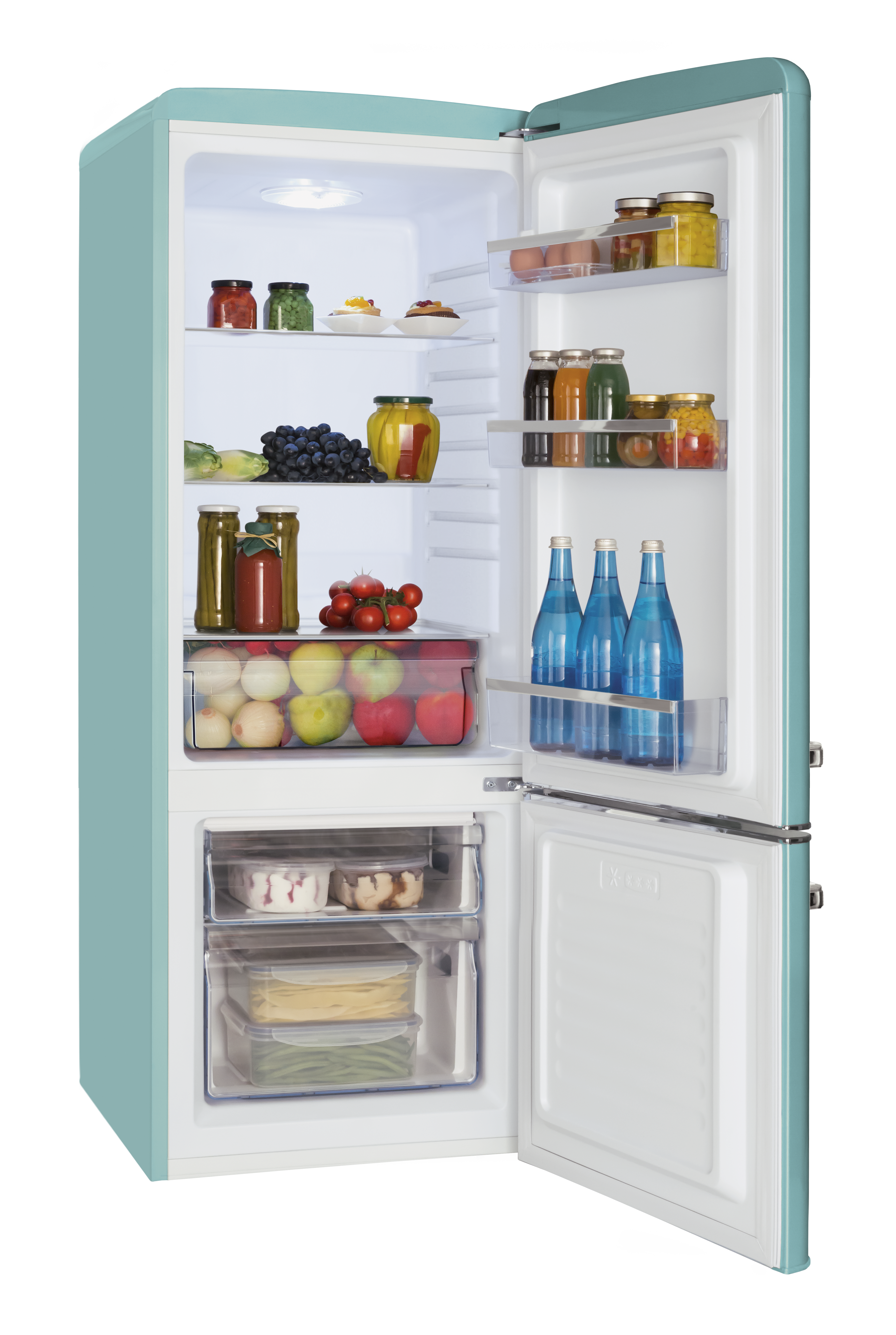 Stand-Kühl-Gefrierkombination KGCR 384 150 T, Ice Blue, 145 cm Stand-Kühl-Gefrierkombination KGCR 384 150 T, Ice Blue, 145 cm