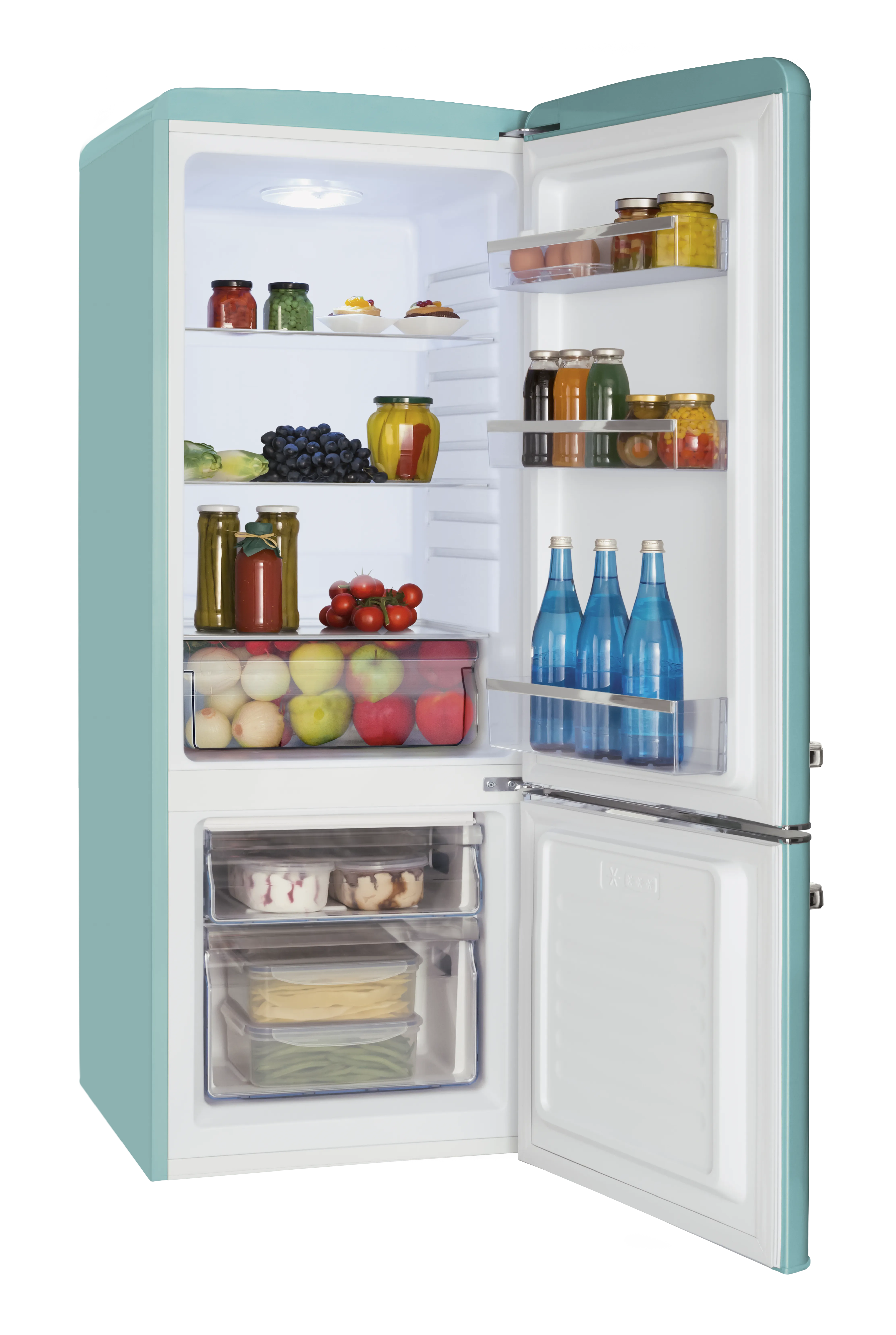 Stand-Kühl-Gefrierkombination KGCR 384 150 T, Ice Blue, 145 cm
