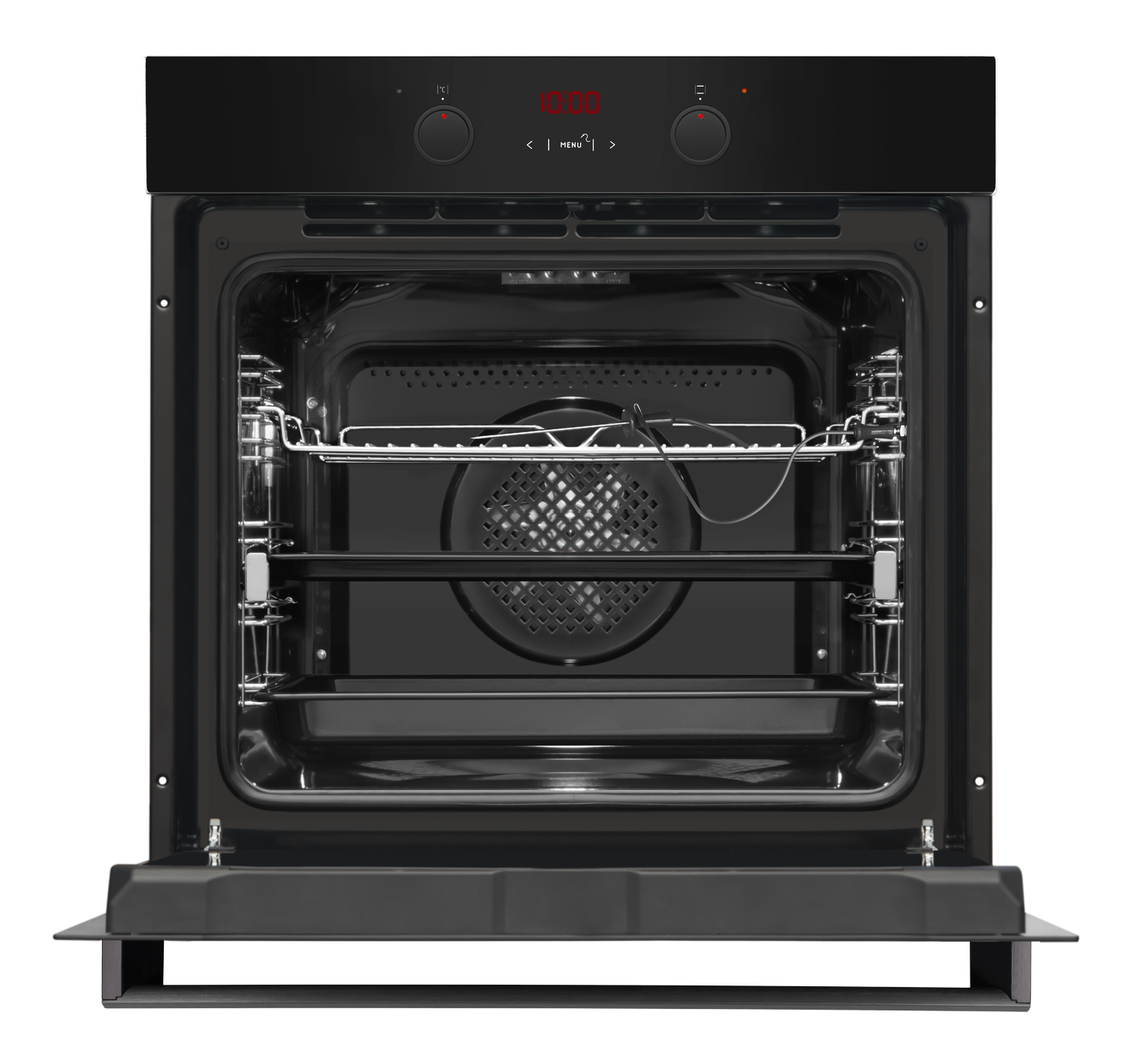Einbaubackofen, Noir Design, Schwarz-Glas Noir Einbaubackofen, Noir Design, Schwarz-Glas Noir