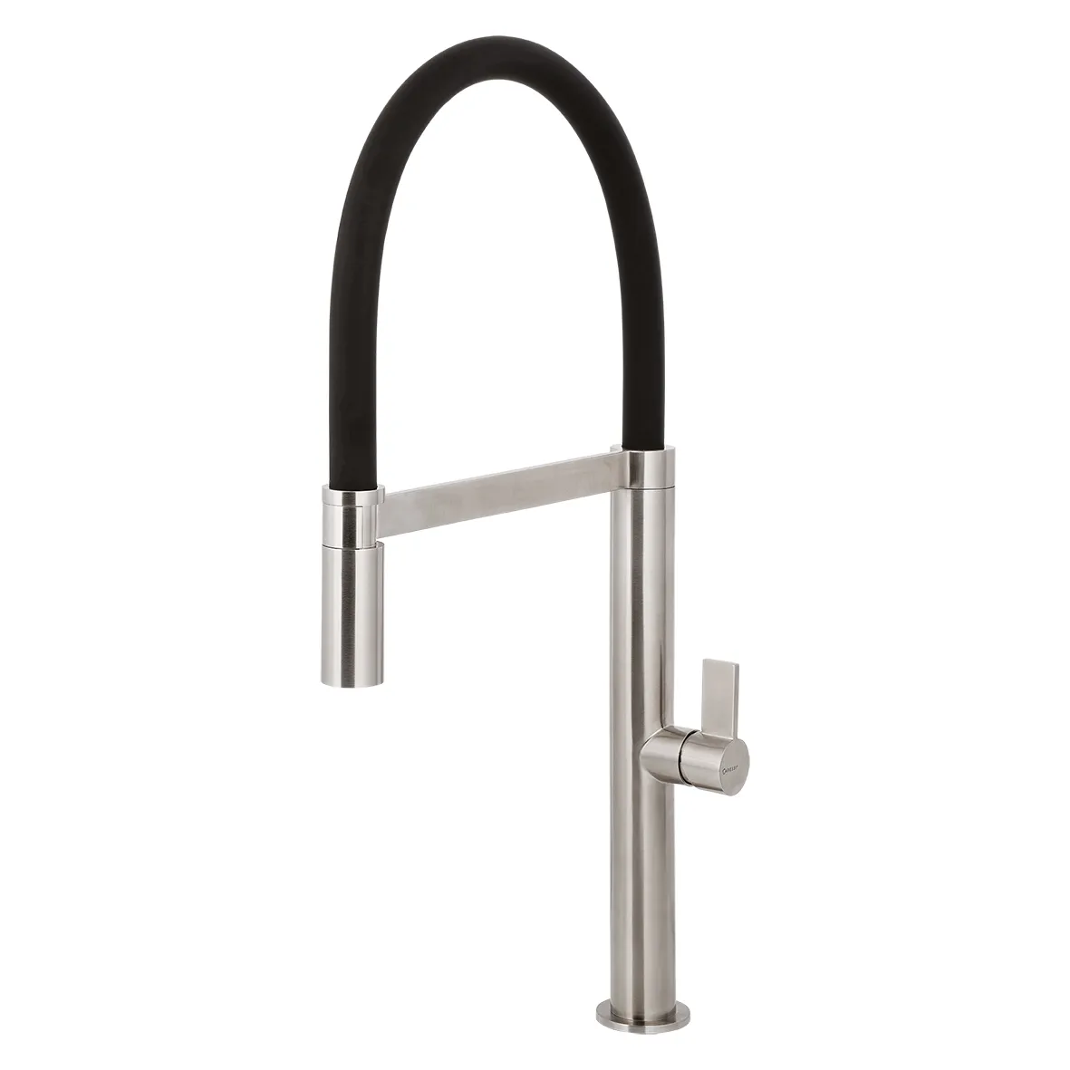 CARESSi Armatur Profilook 112iL Design 540 hoch Edelstahl massiv/schwarz HD