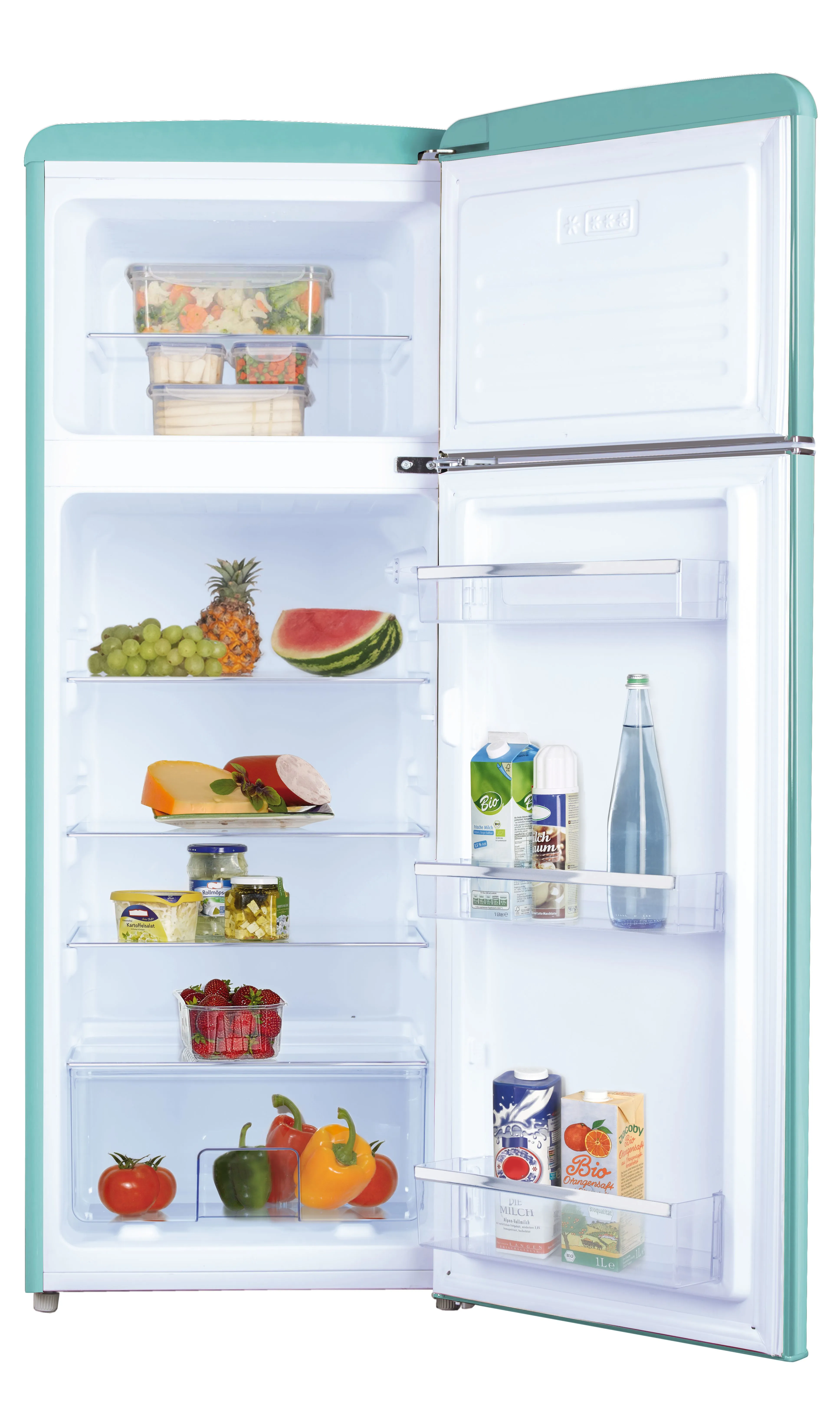 Stand-Kühl-Gefrierkombination DTR 374 190 T, Ice Blue, 144 cm Stand-Kühl-Gefrierkombination DTR 374 190 T, Ice Blue, 144 cm