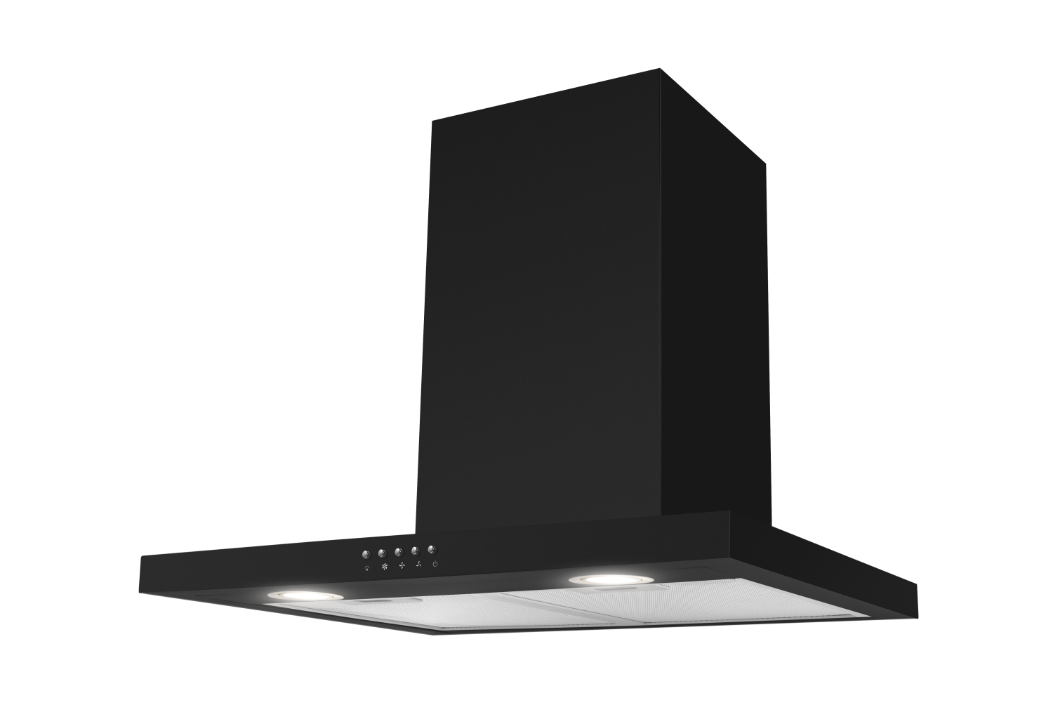 Kaminhaube, T-Line, 60 cm, Schwarz matt Kaminhaube, T-Line, 60 cm, Schwarz matt