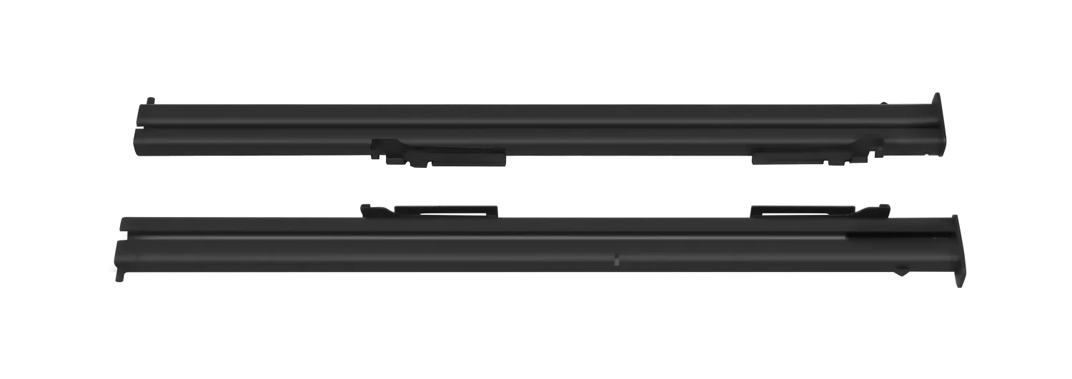 Pyrolysefähiges Auszugsschienen-Paar (L-R) für XXL - Vollauszug